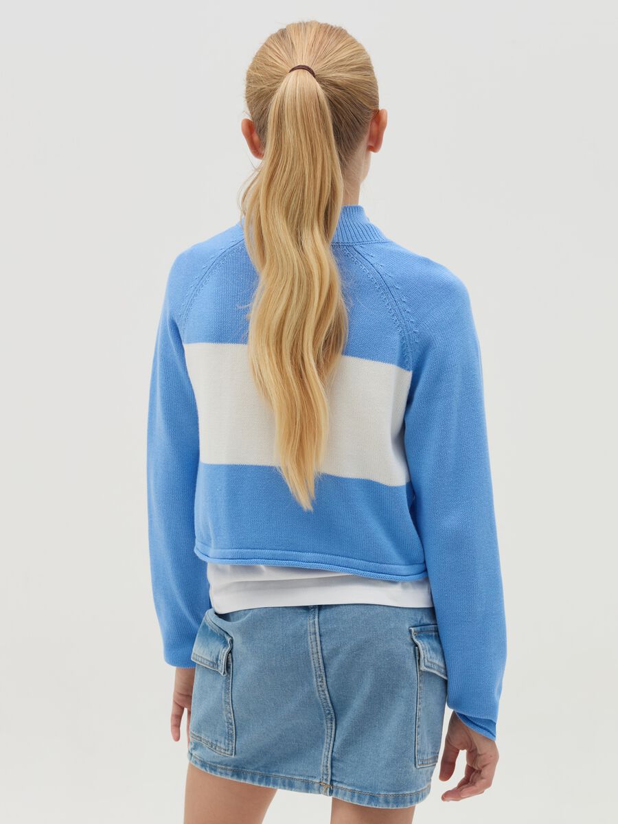 Cropped half-zip sweatshirt_2