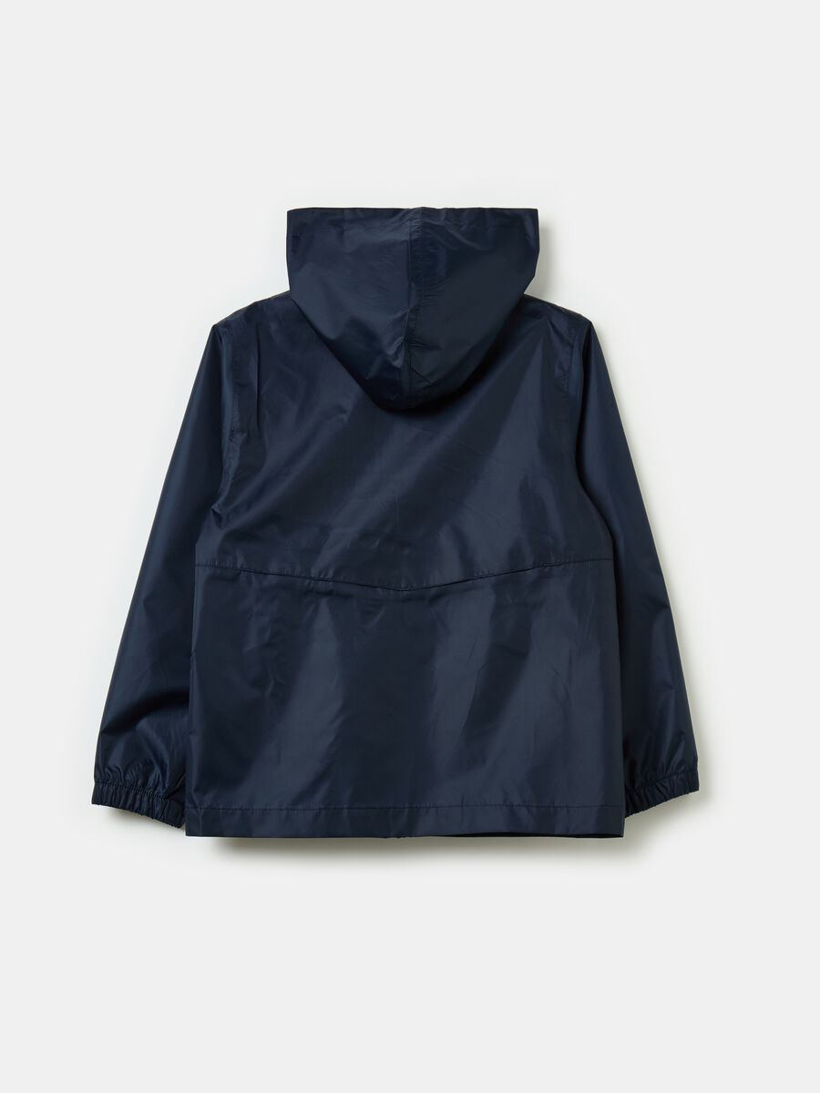 Essential waterproof jacket with hood_1