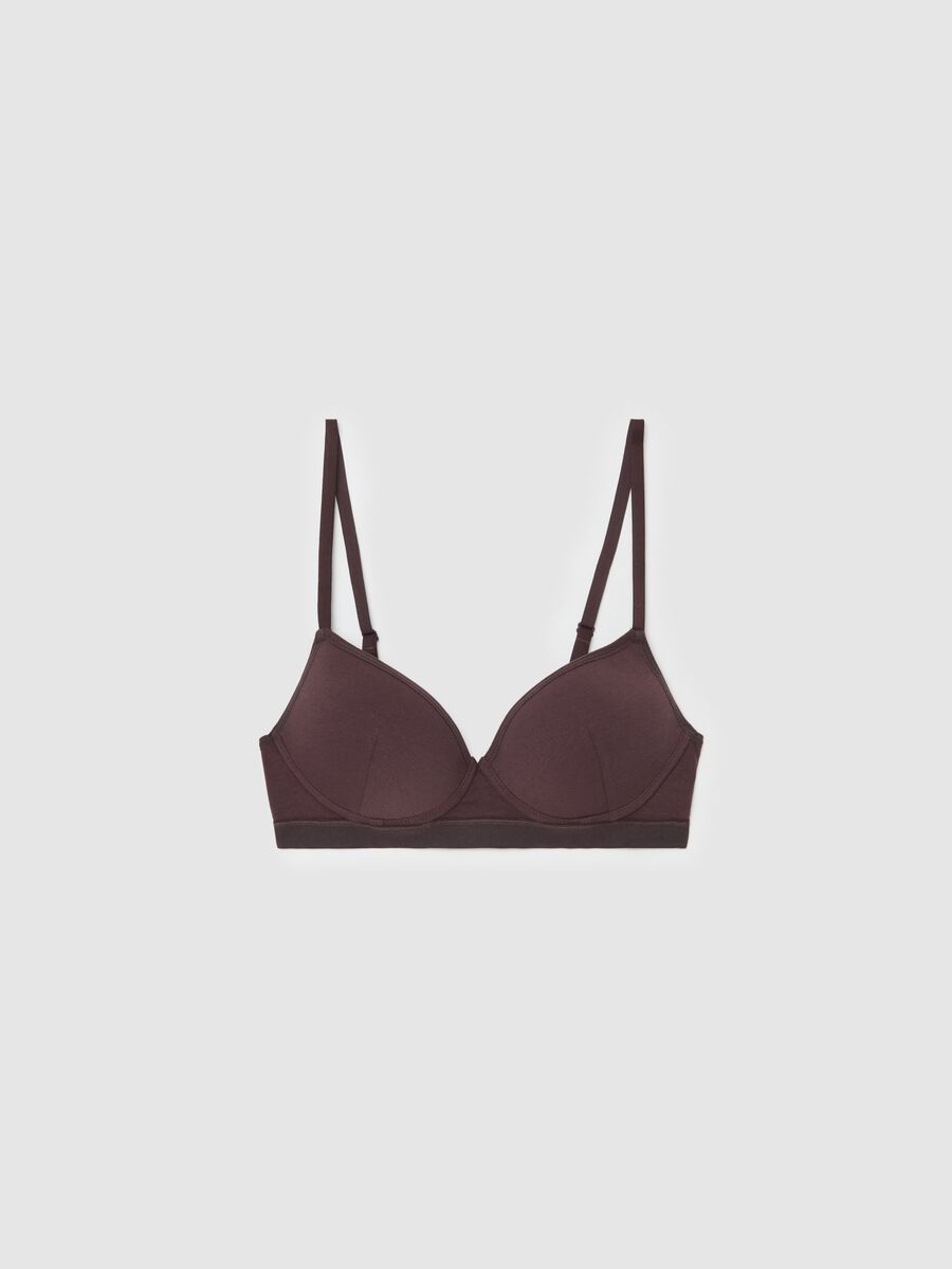 Sport bra in stretch organic cotton_0