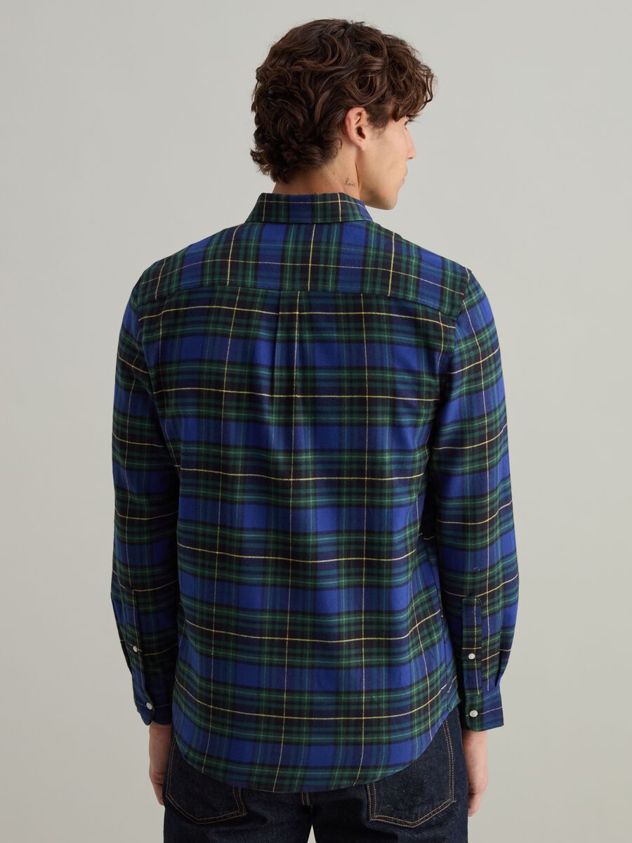 Flannel shirt with check pattern_3