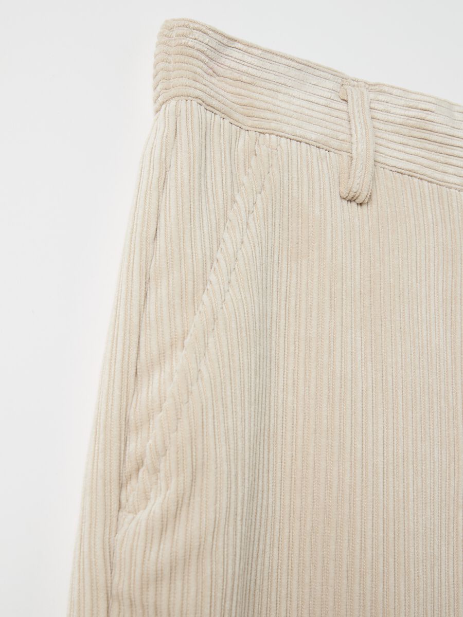 Wide-leg trousers in corduroy_5