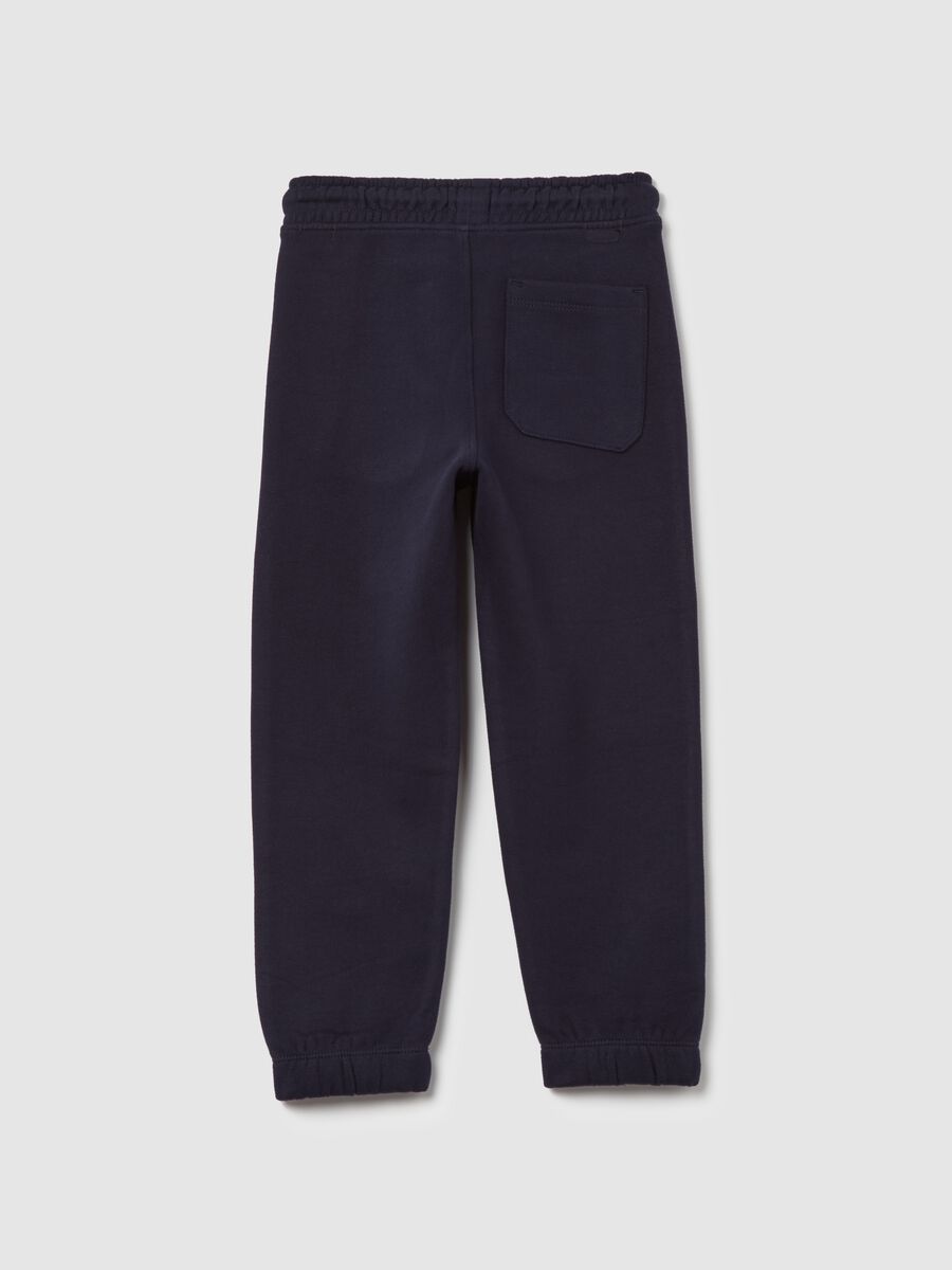 Essential joggers in organic cotton with drawstring_1