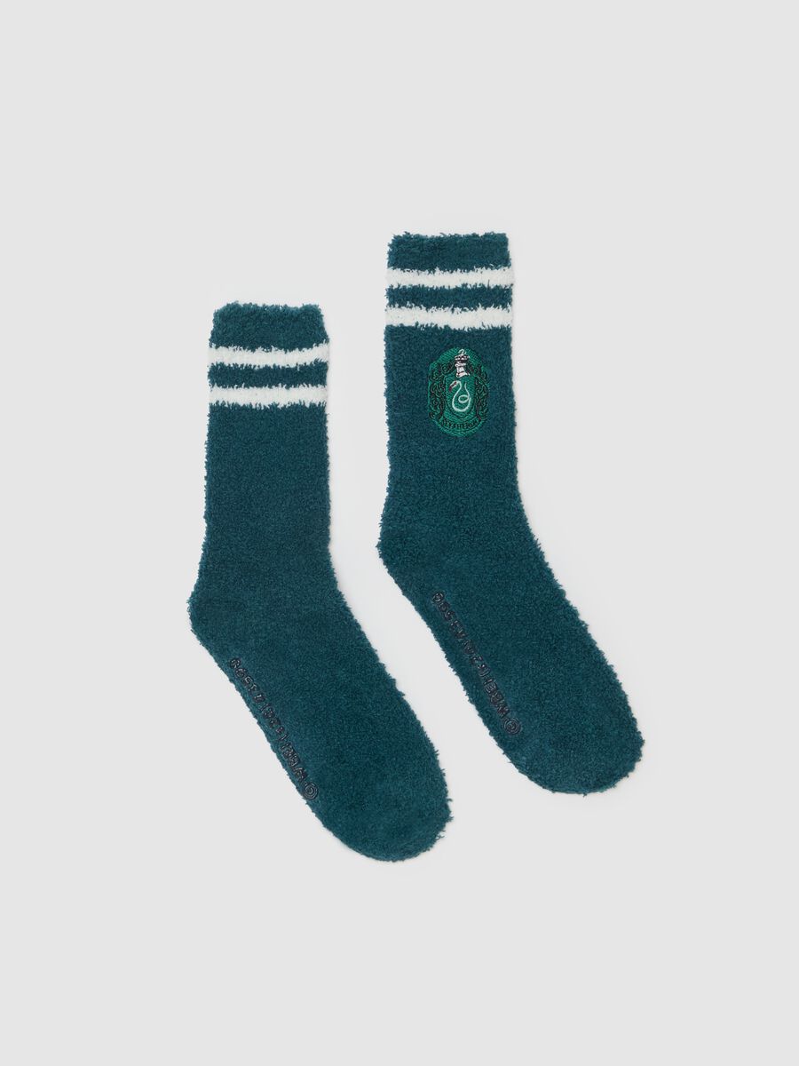 Midi slipper socks with Harry Potter embroidery_0