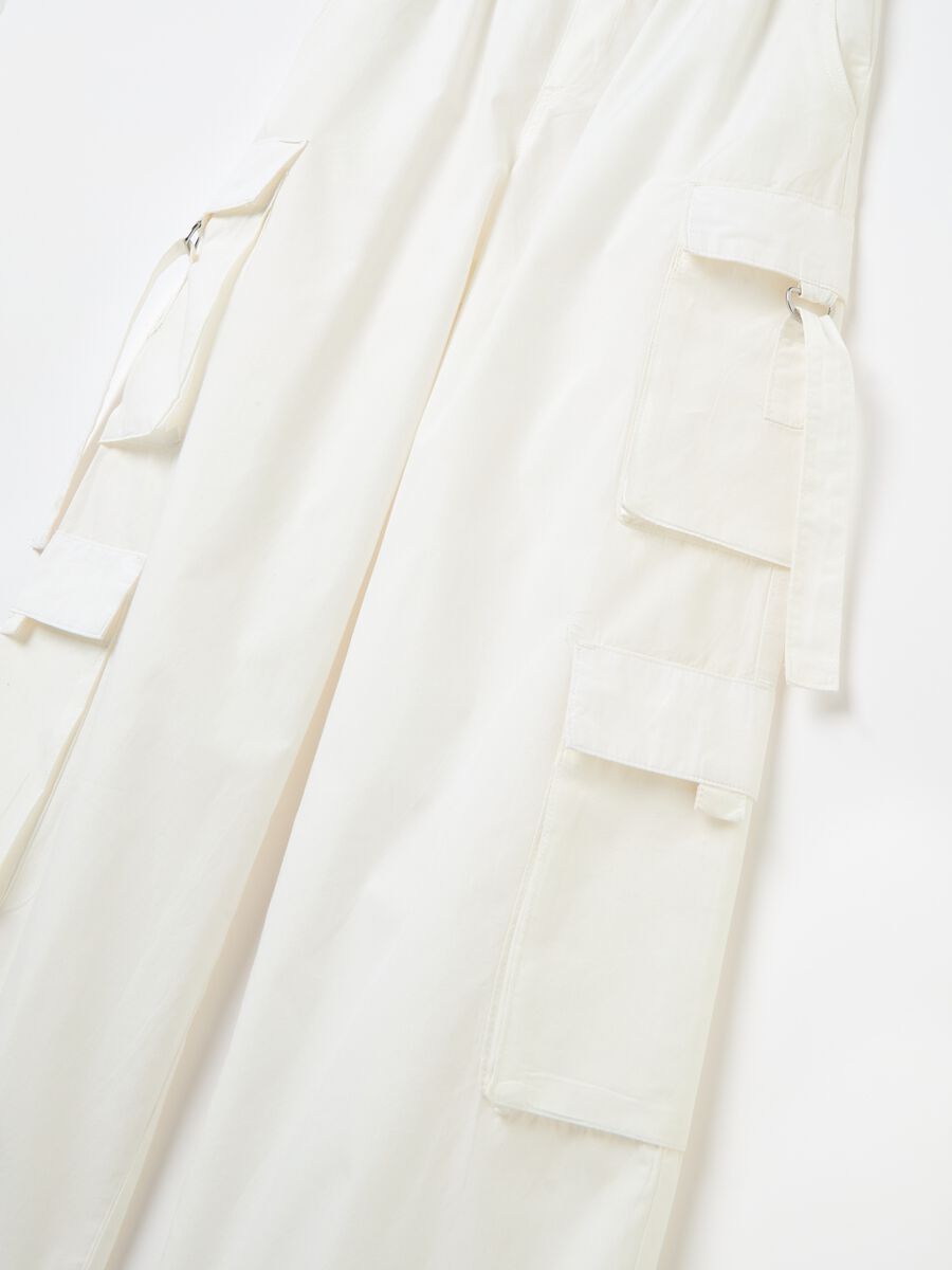 Cotton cargo parachute trousers_5