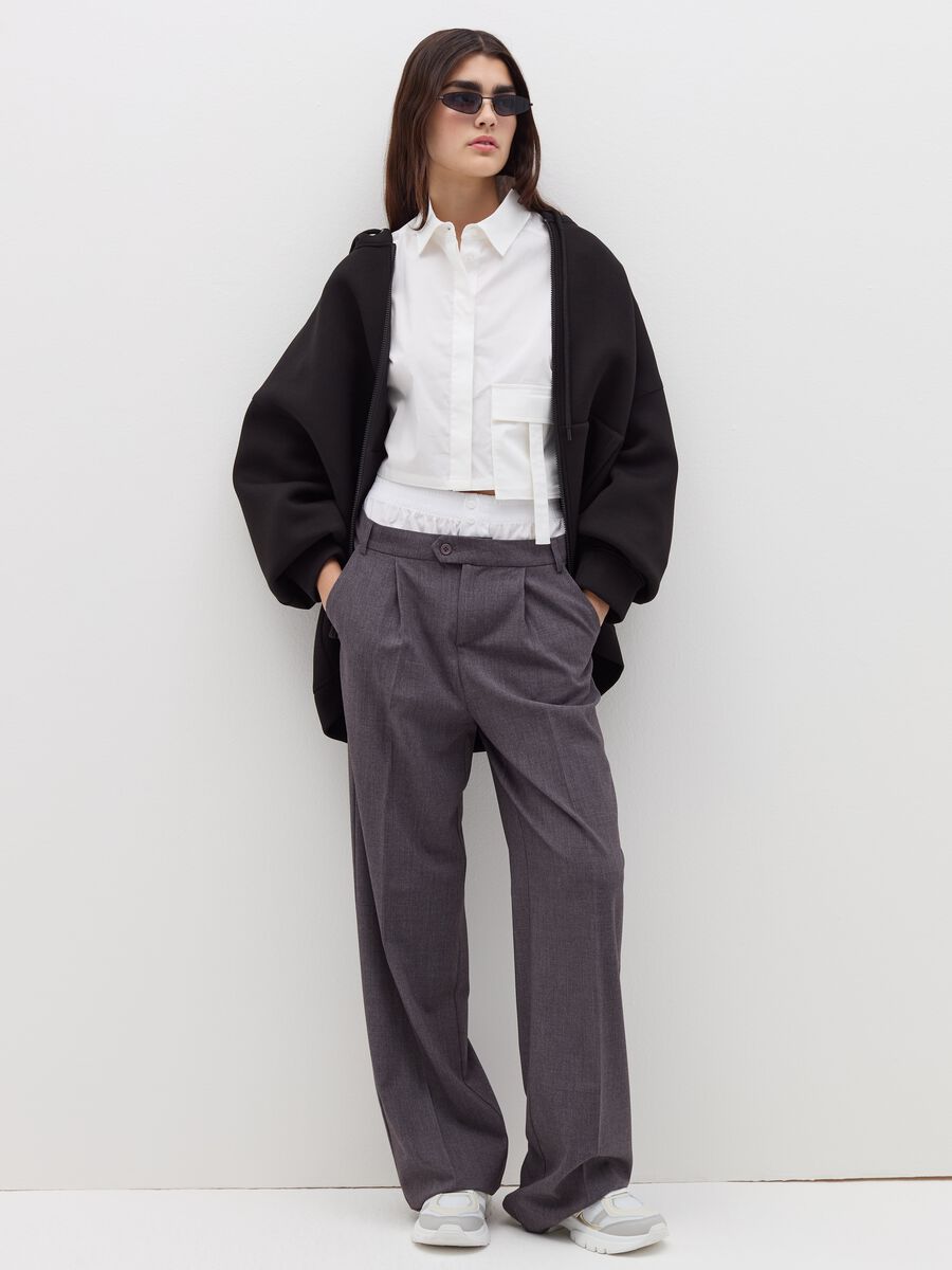 Palazzo trousers with boxer waist_0