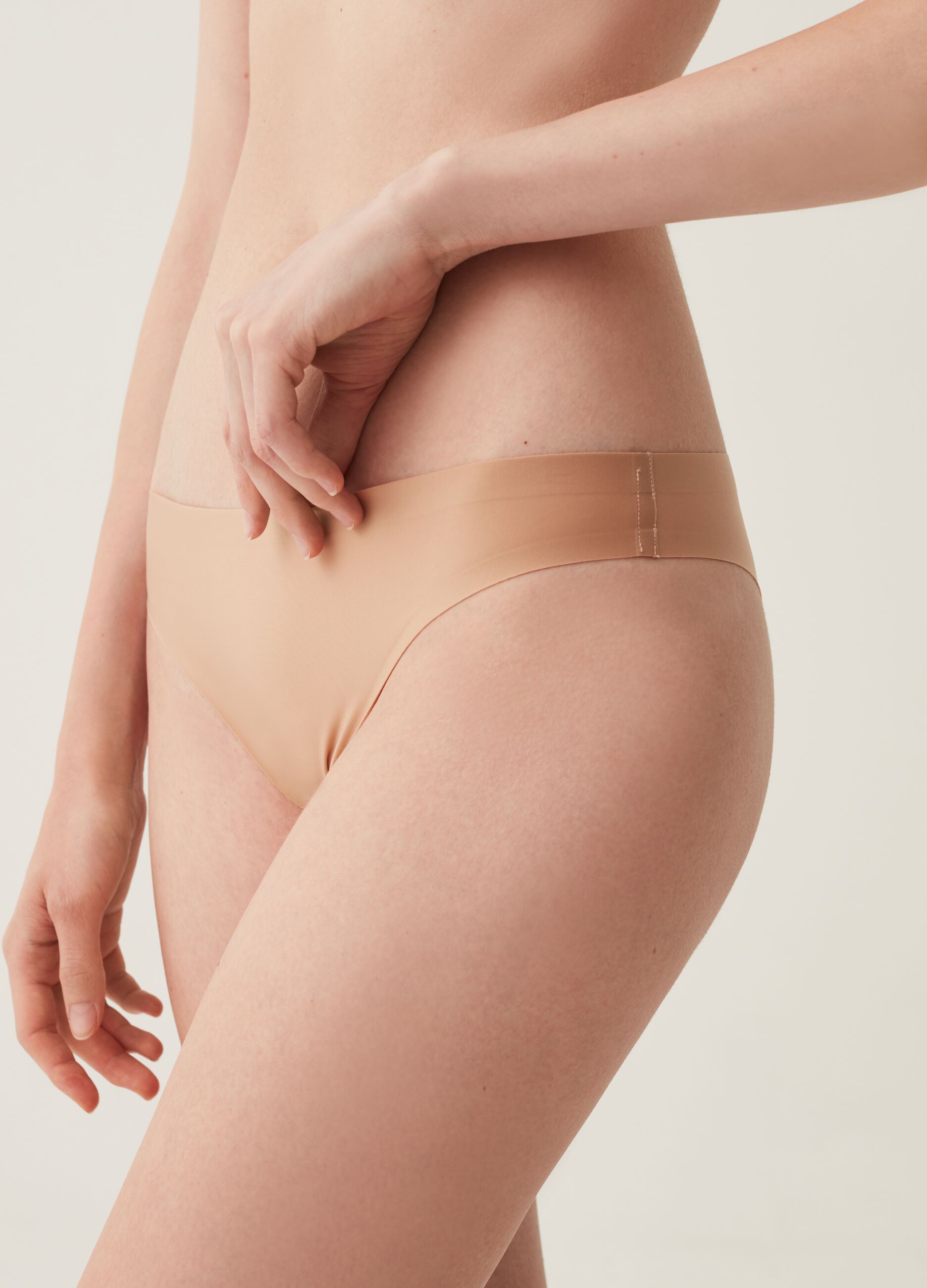 Woman's Nude The One Brazilian-cut briefs without seams