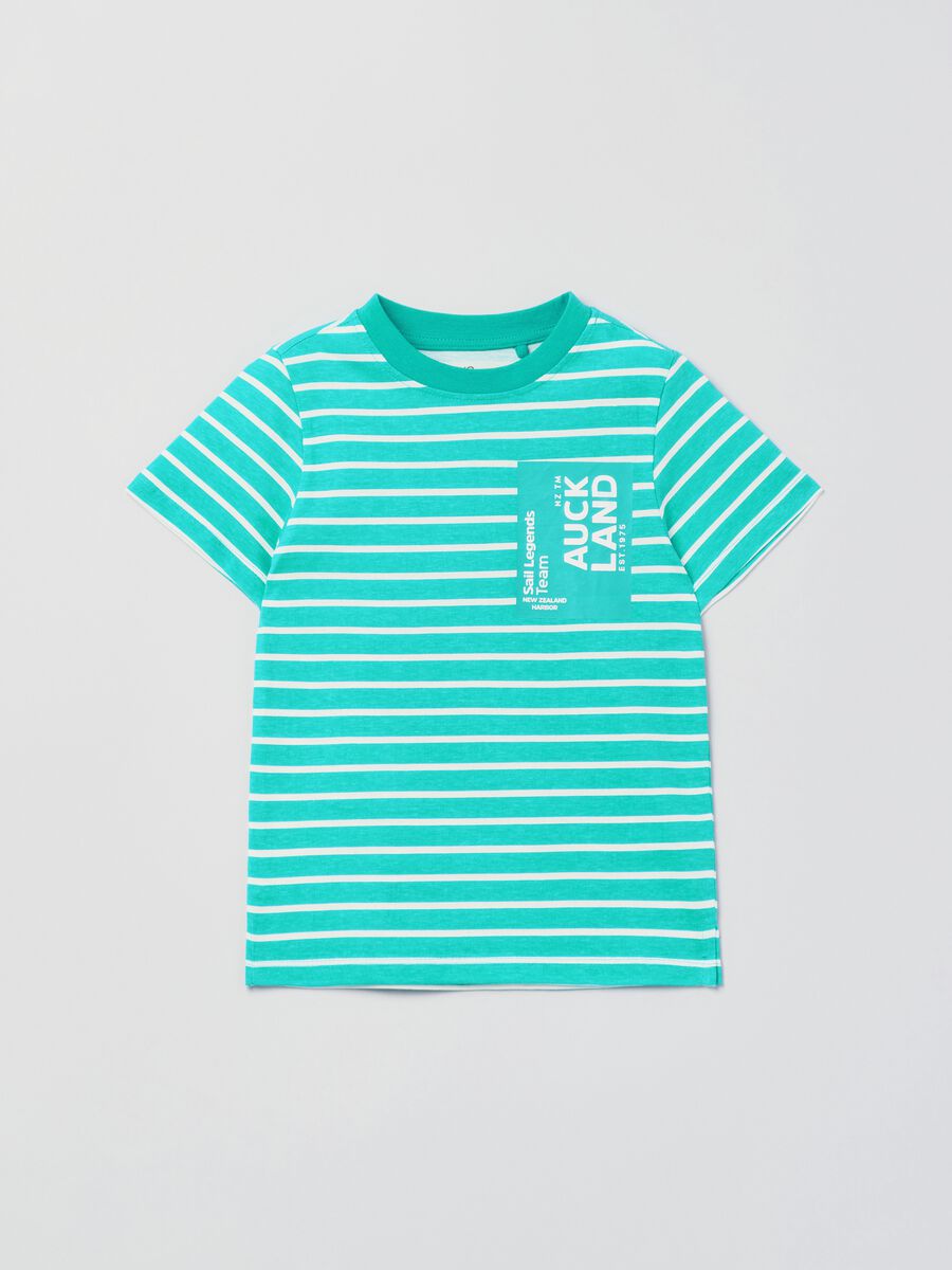 Striped cotton T-shirt_0