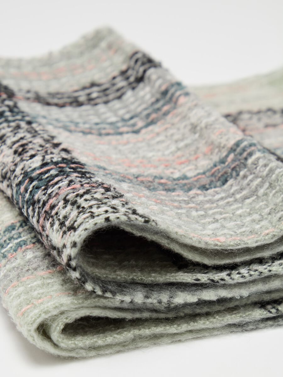 Reversible check scarf_1