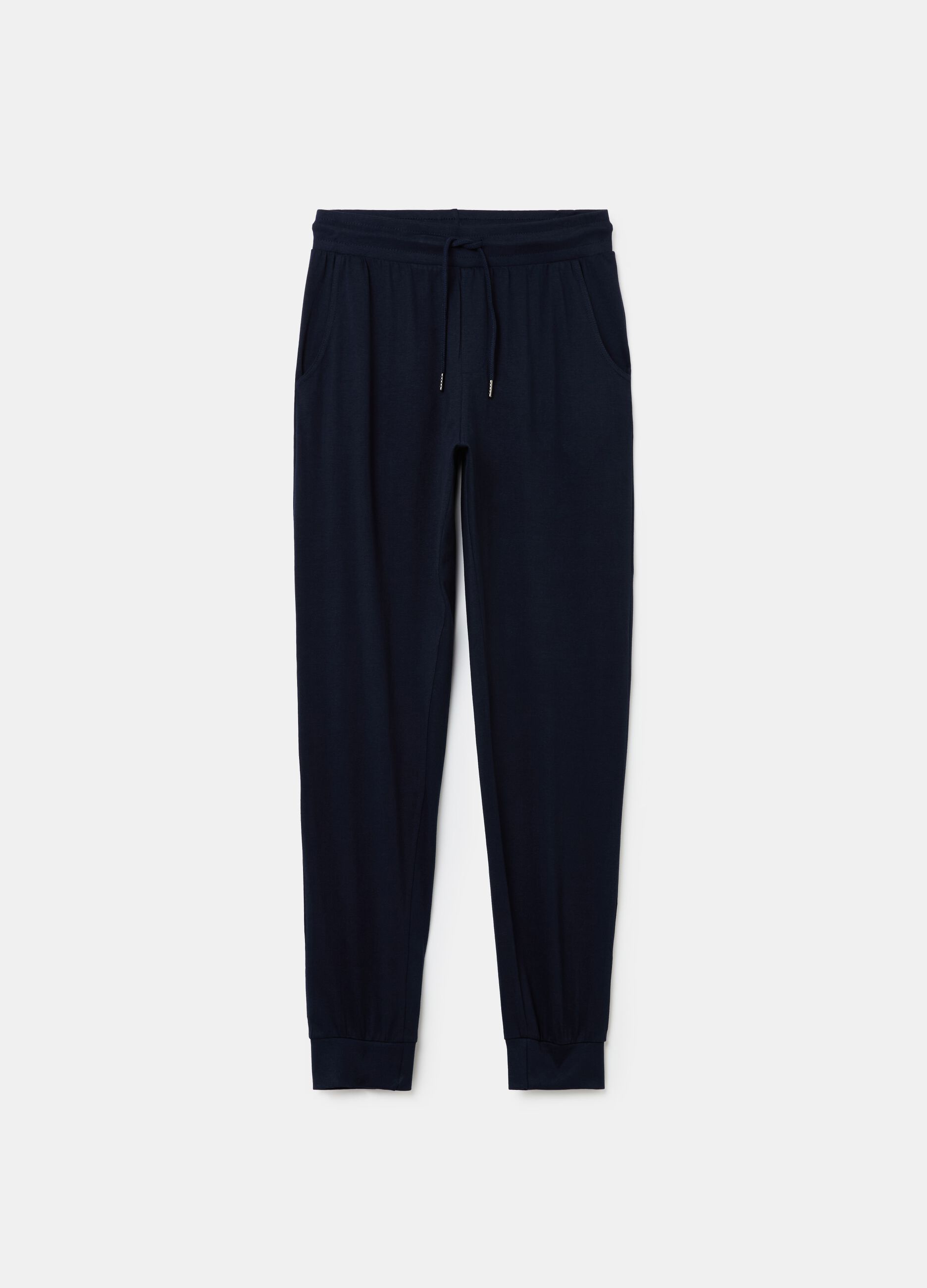 Pyjama trousers with drawstring