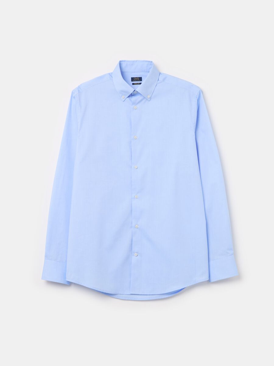 Cotton shirt with regular fit_4