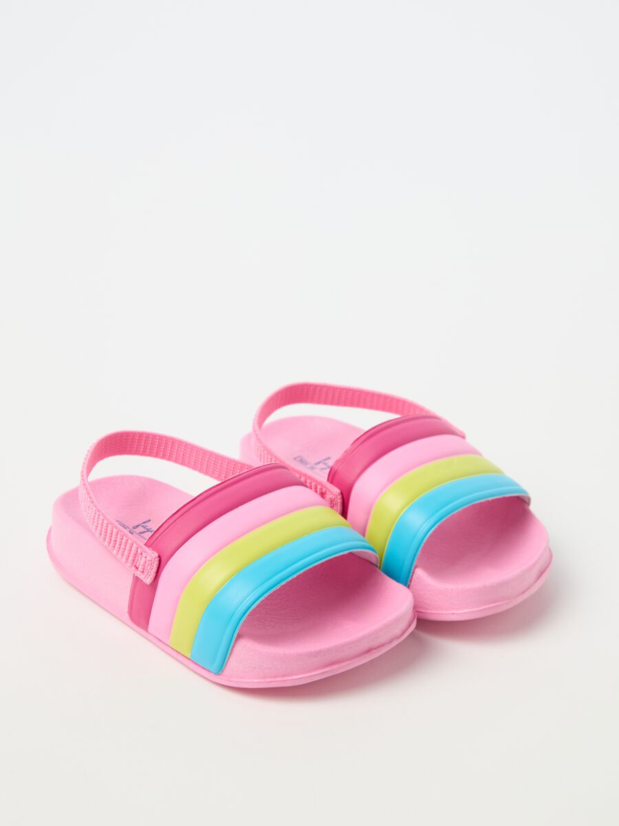 Sandals with striped pattern_1