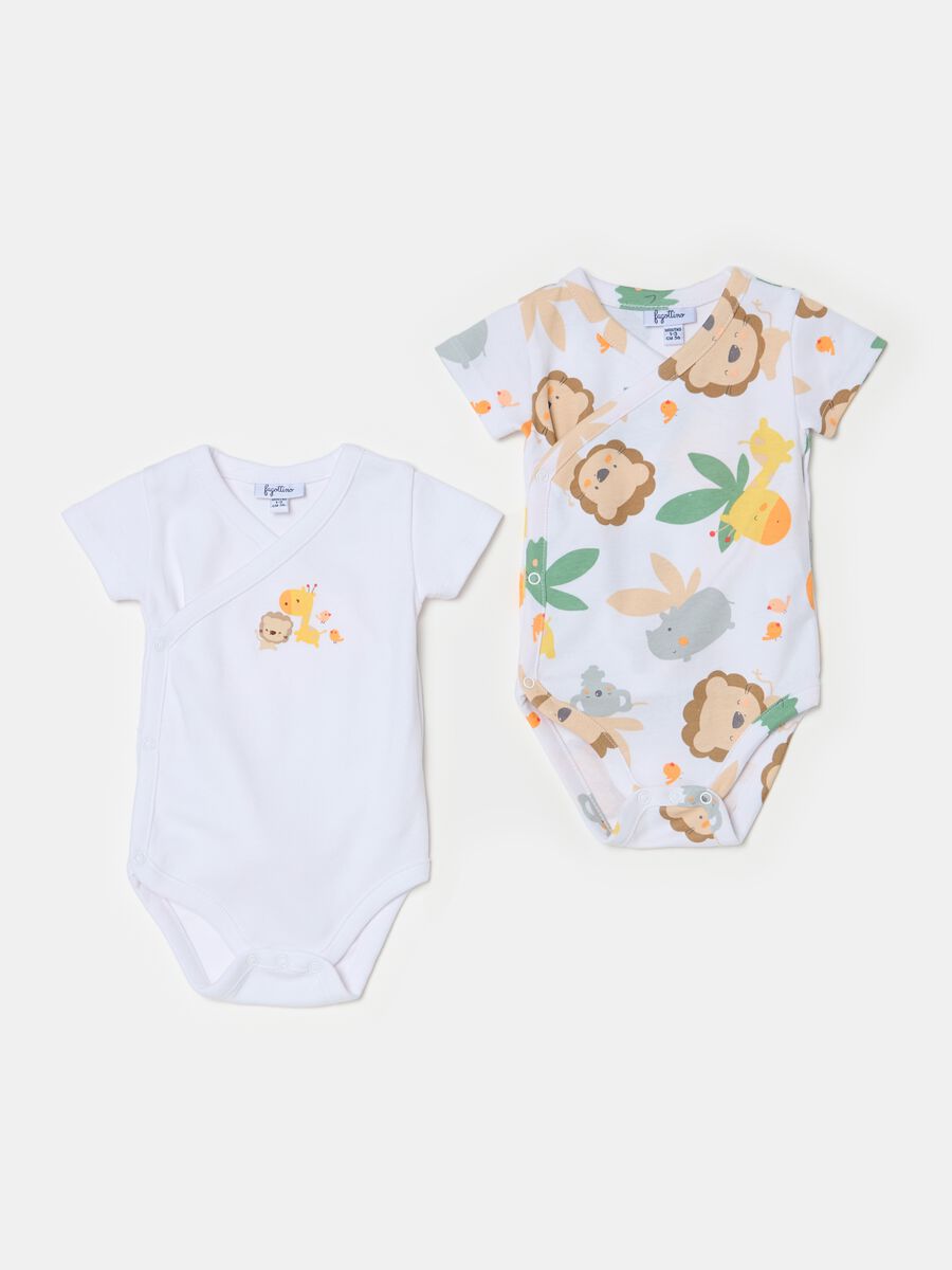 Printed Strapless Bodysuit Set - The Little Connection