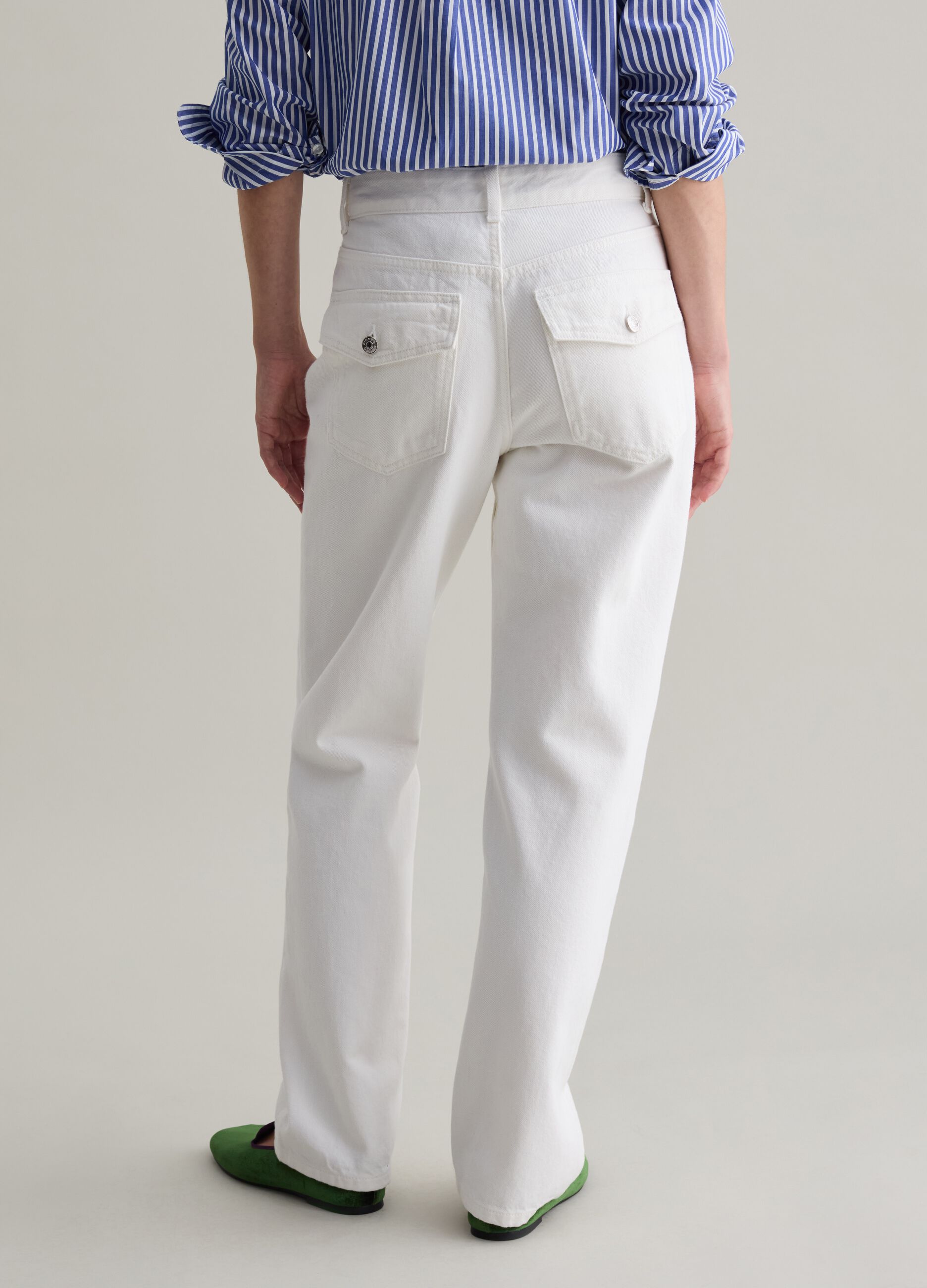 Regular-fit jeans in cotton twill