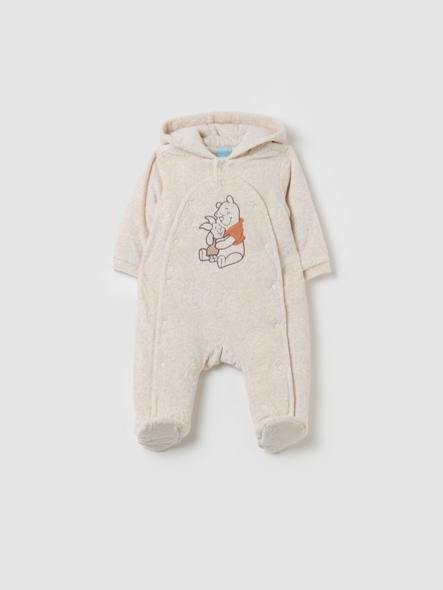 Padded onesie with Winnie the Pooh and Piglet embroidery_0