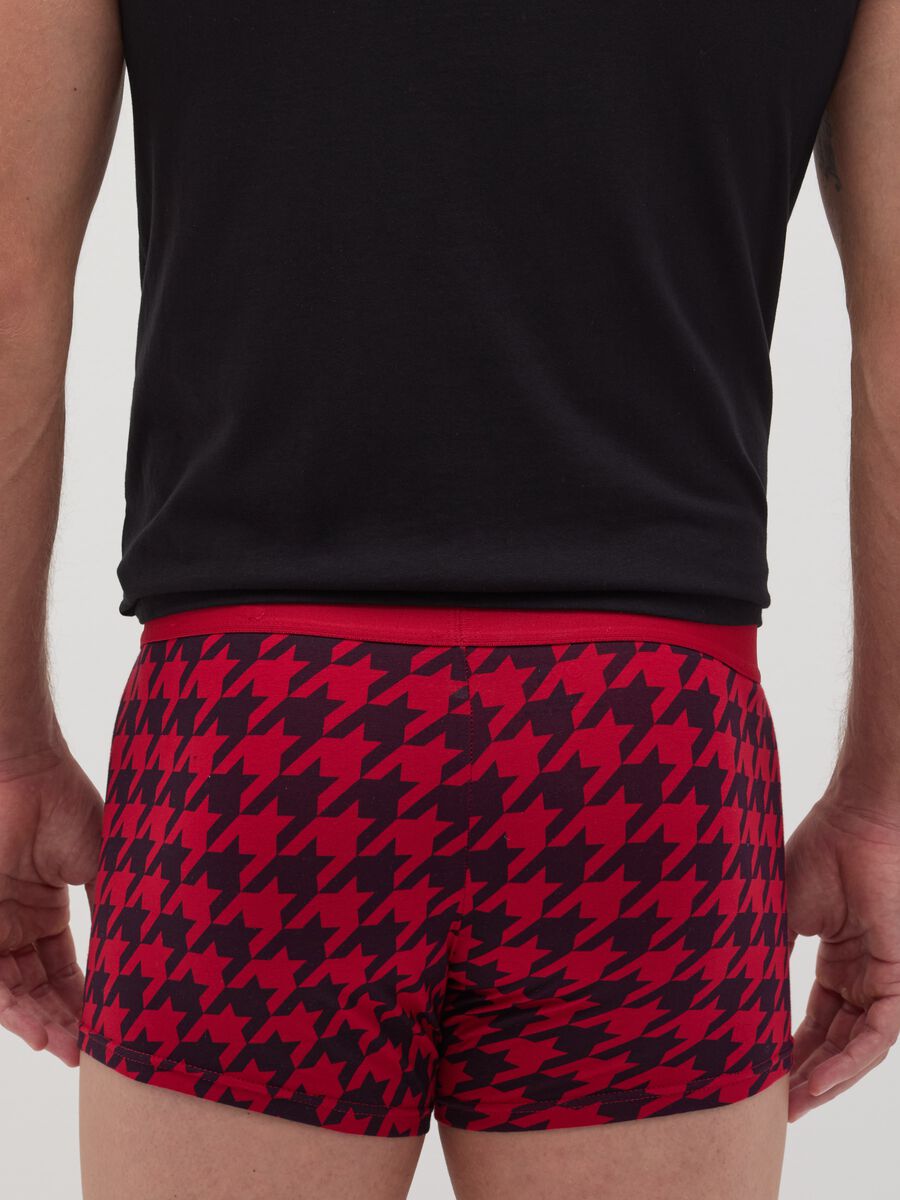 Stretch organic cotton boxer shorts with all-over print_3