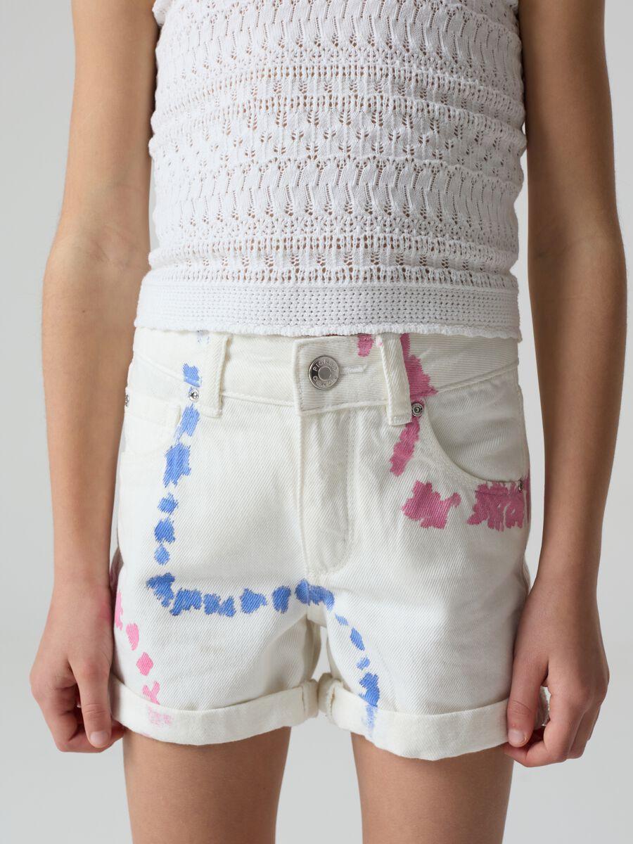 Shorts de algodón con estampado_1
