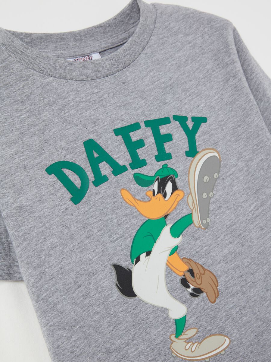 Long-sleeved T-shirt with Daffy Duck print_2