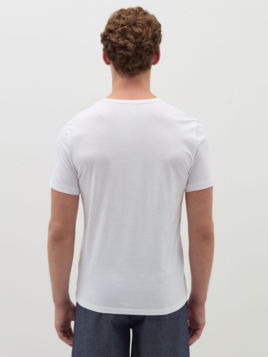 Two-pack undershirts with V neckline in jersey_2