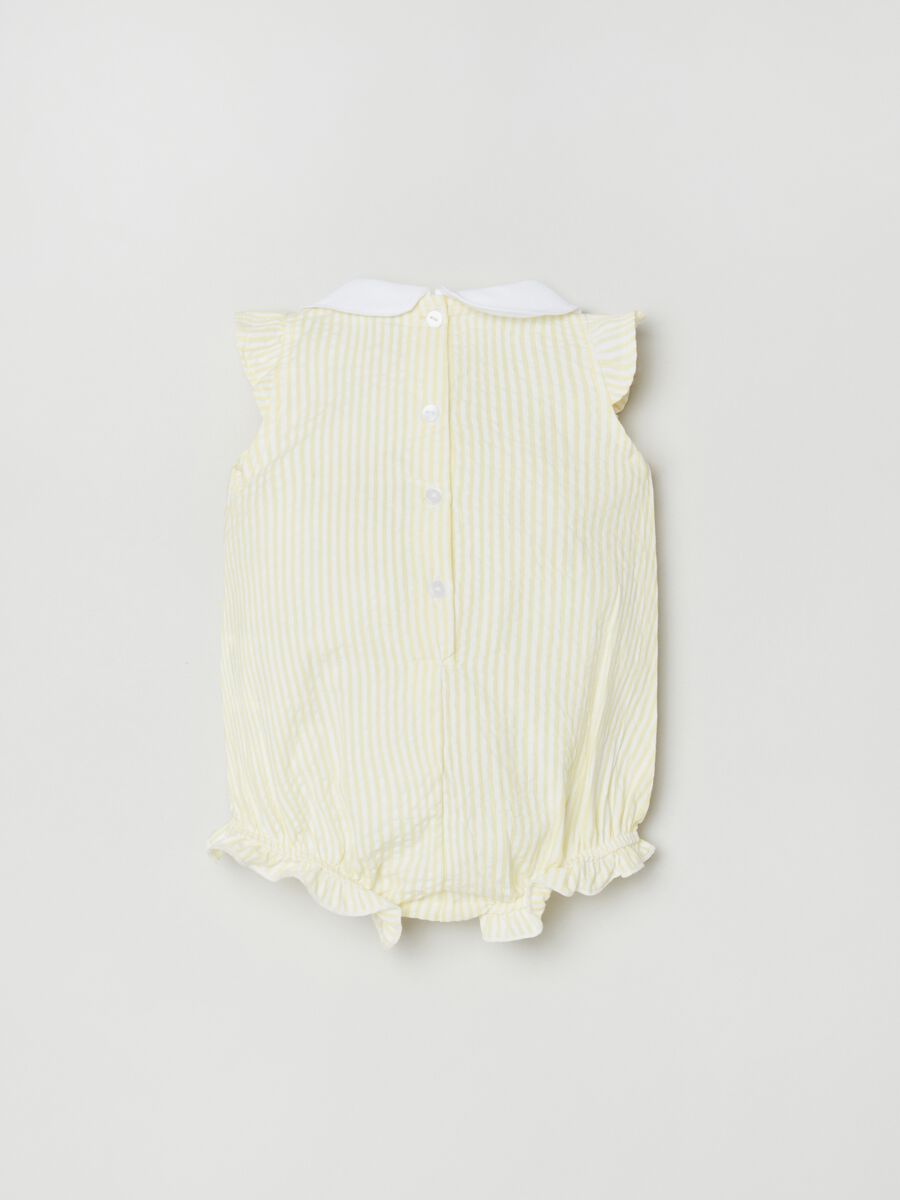 Striped cotton playsuit_1