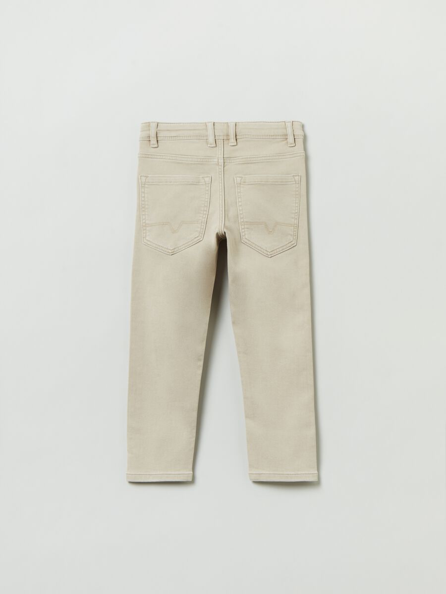 Five-pocket stretch trousers_1