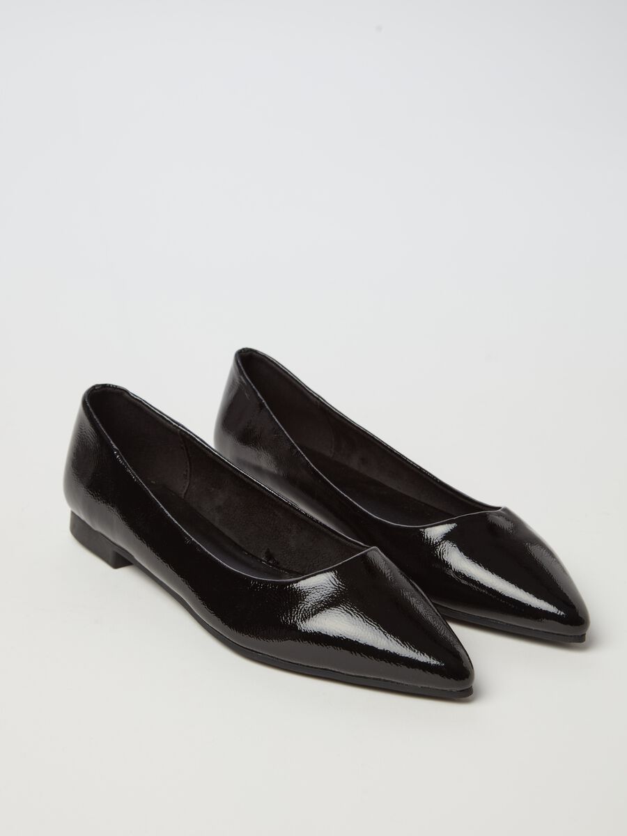 Pointed patent ballerina flats_2