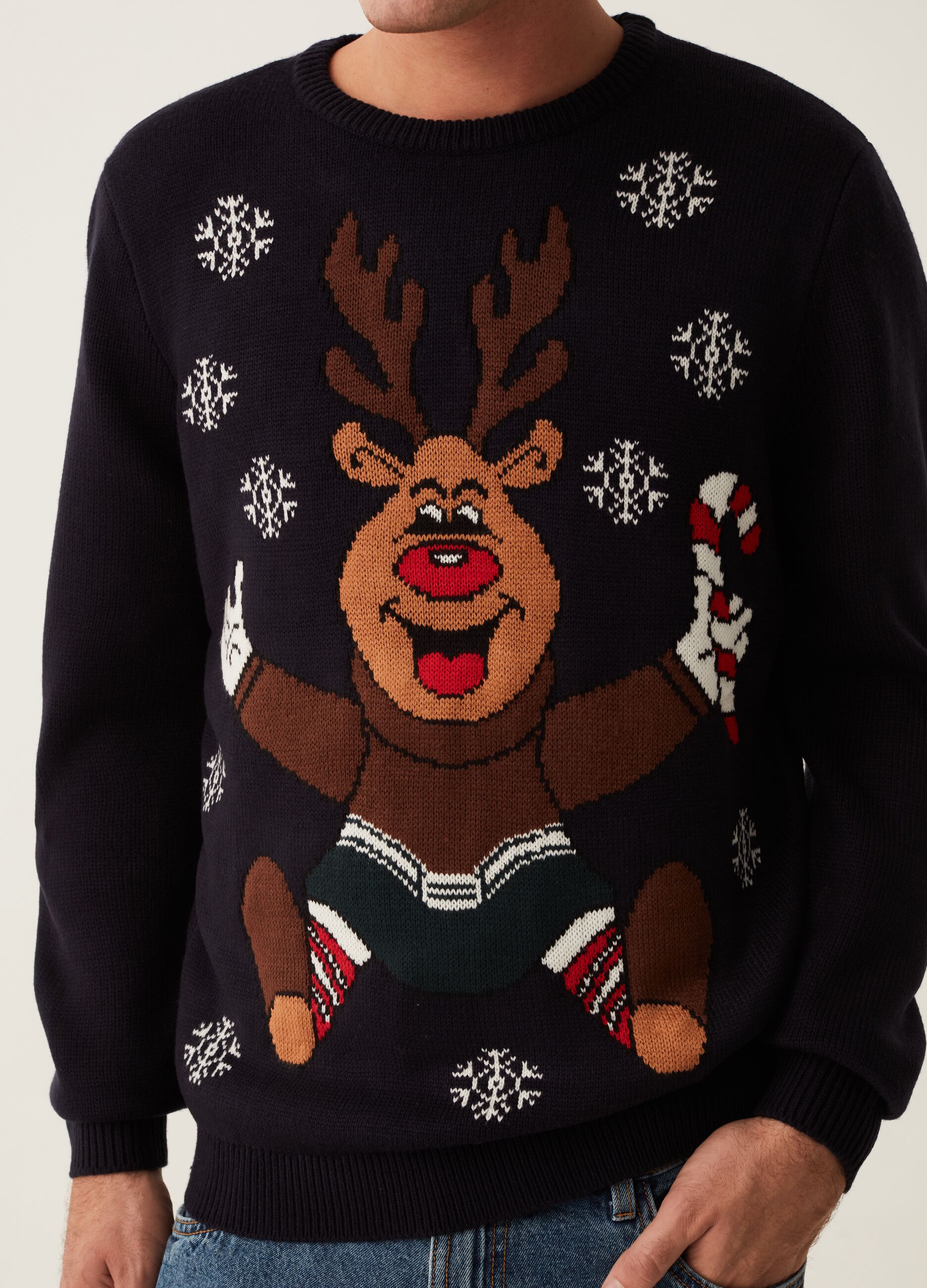 Christmas Jumper with Rudolph the Red-nosed Reindeer