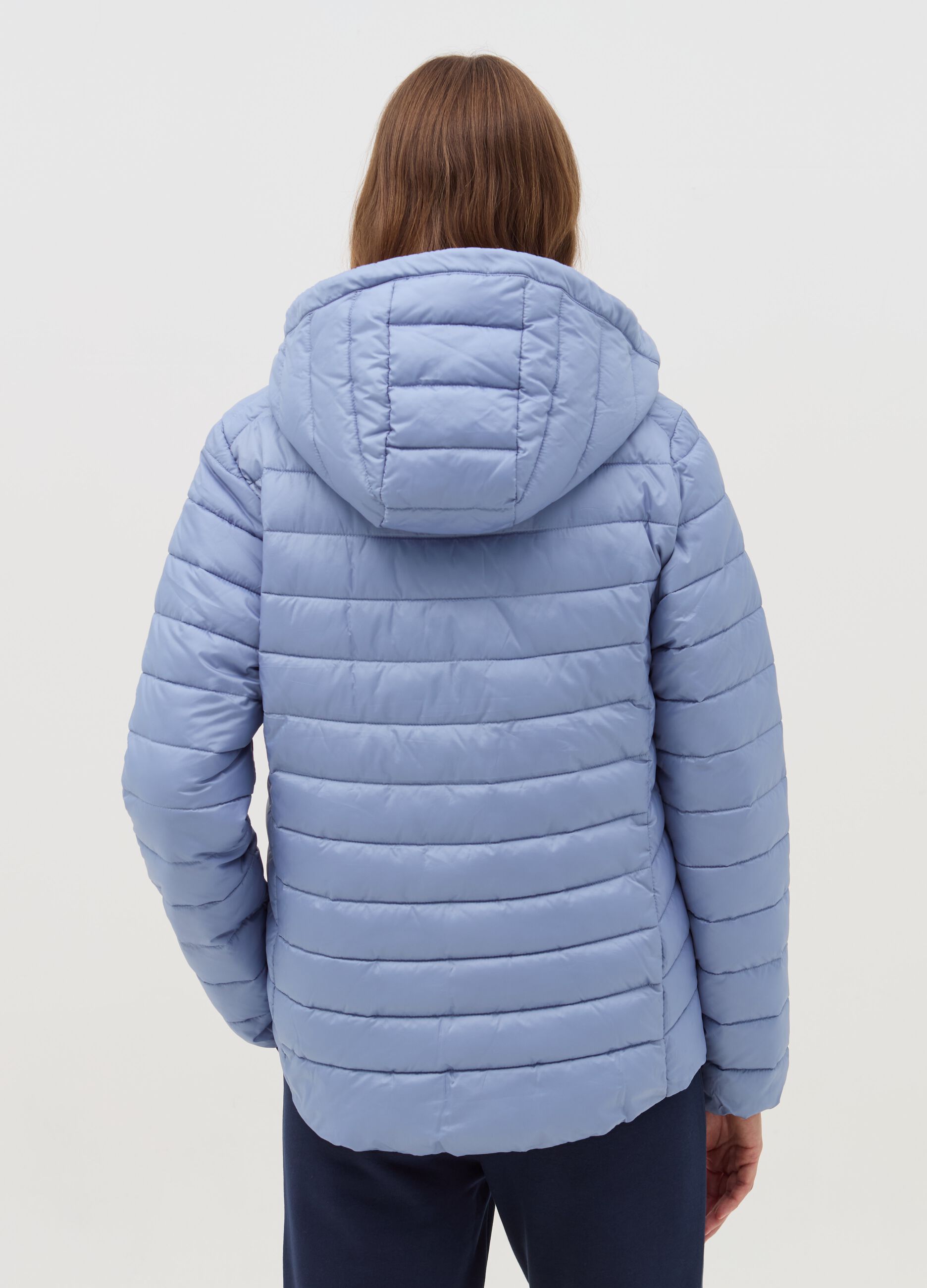 Essential short ultralight down jacket