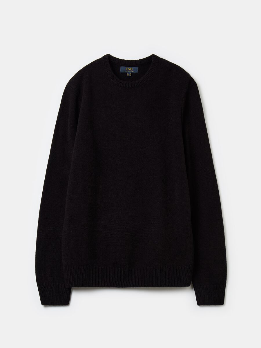 Round neck pullover_4