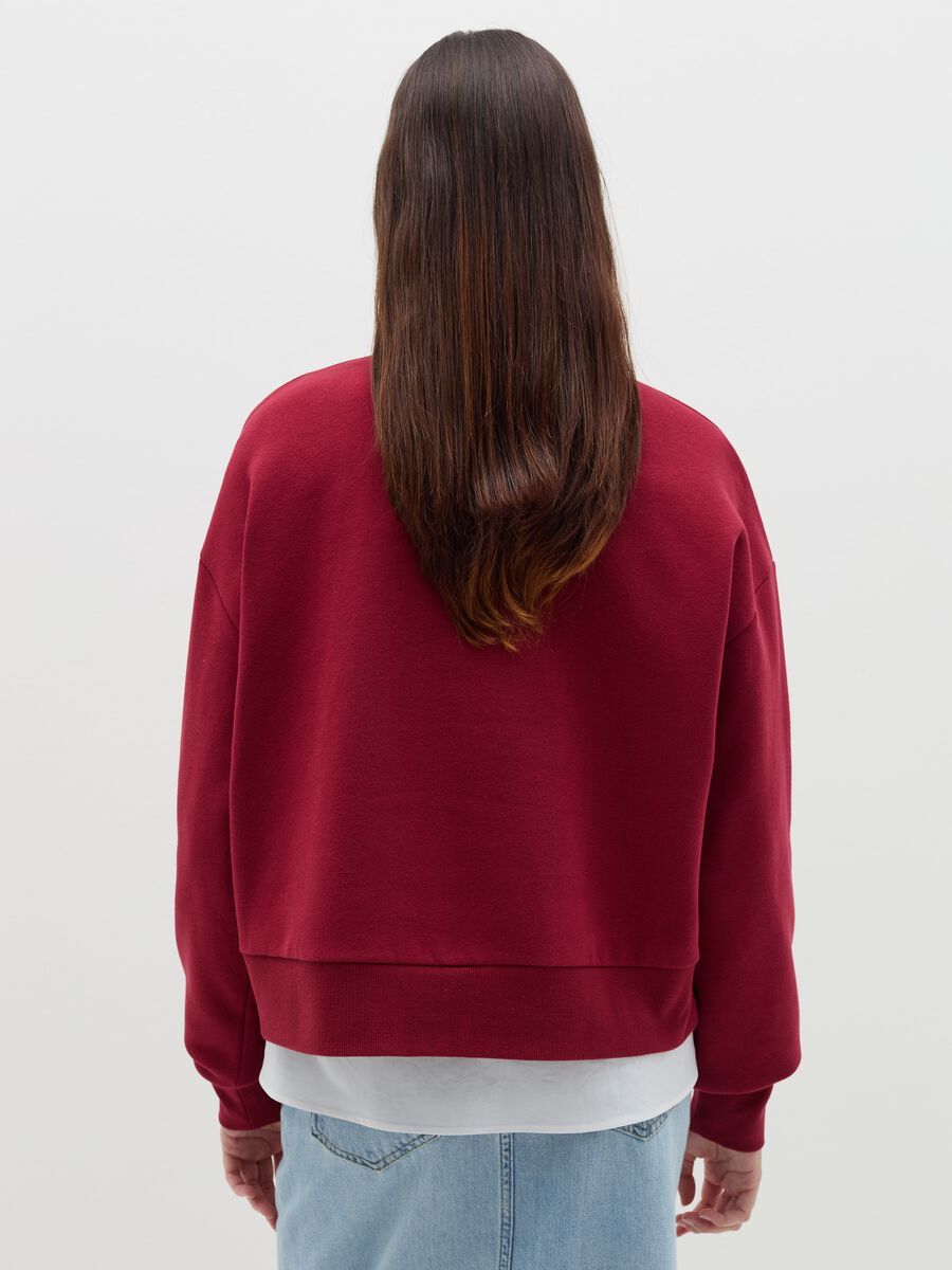 Sweatshirt with round neck_3