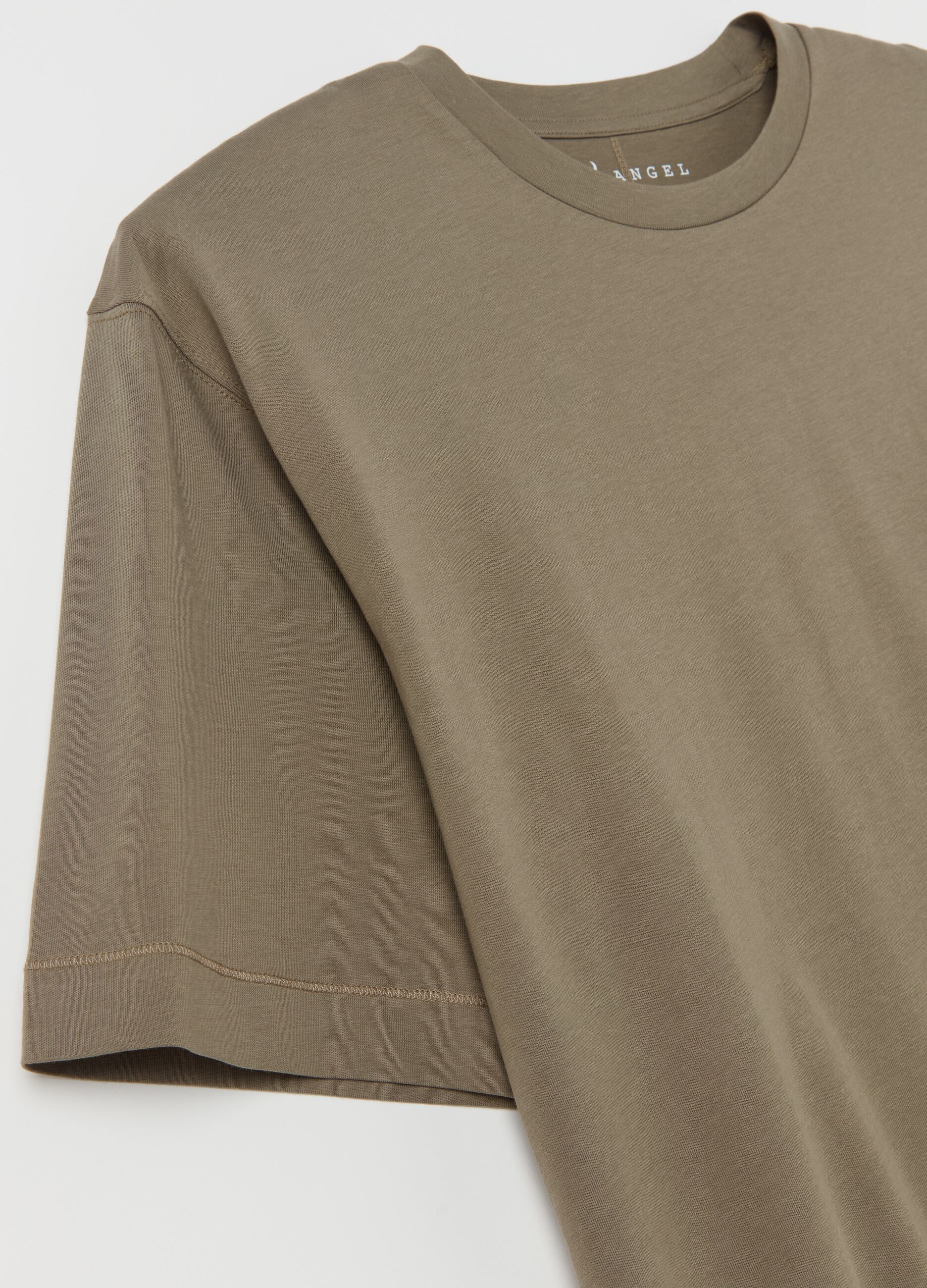 Cotton T-shirt with round neck