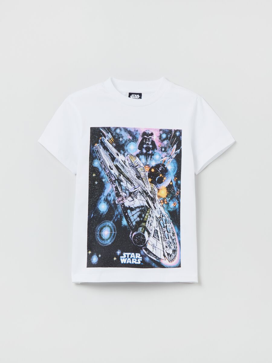 Star Wars printed cotton T-shirt_0