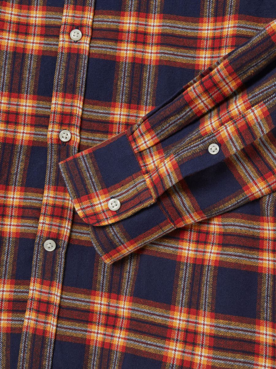 Flannel shirt with check pattern_5