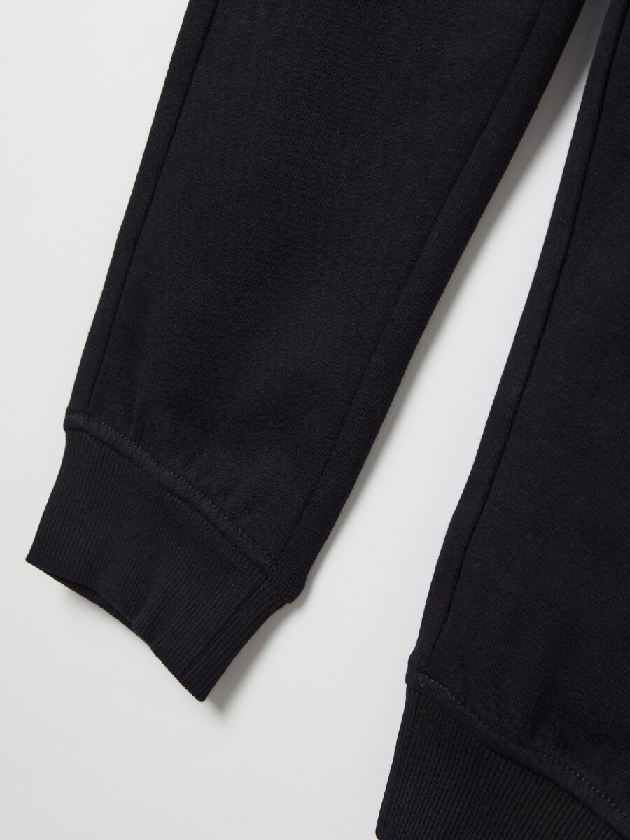 Joggers in organic cotton with drawstring_3