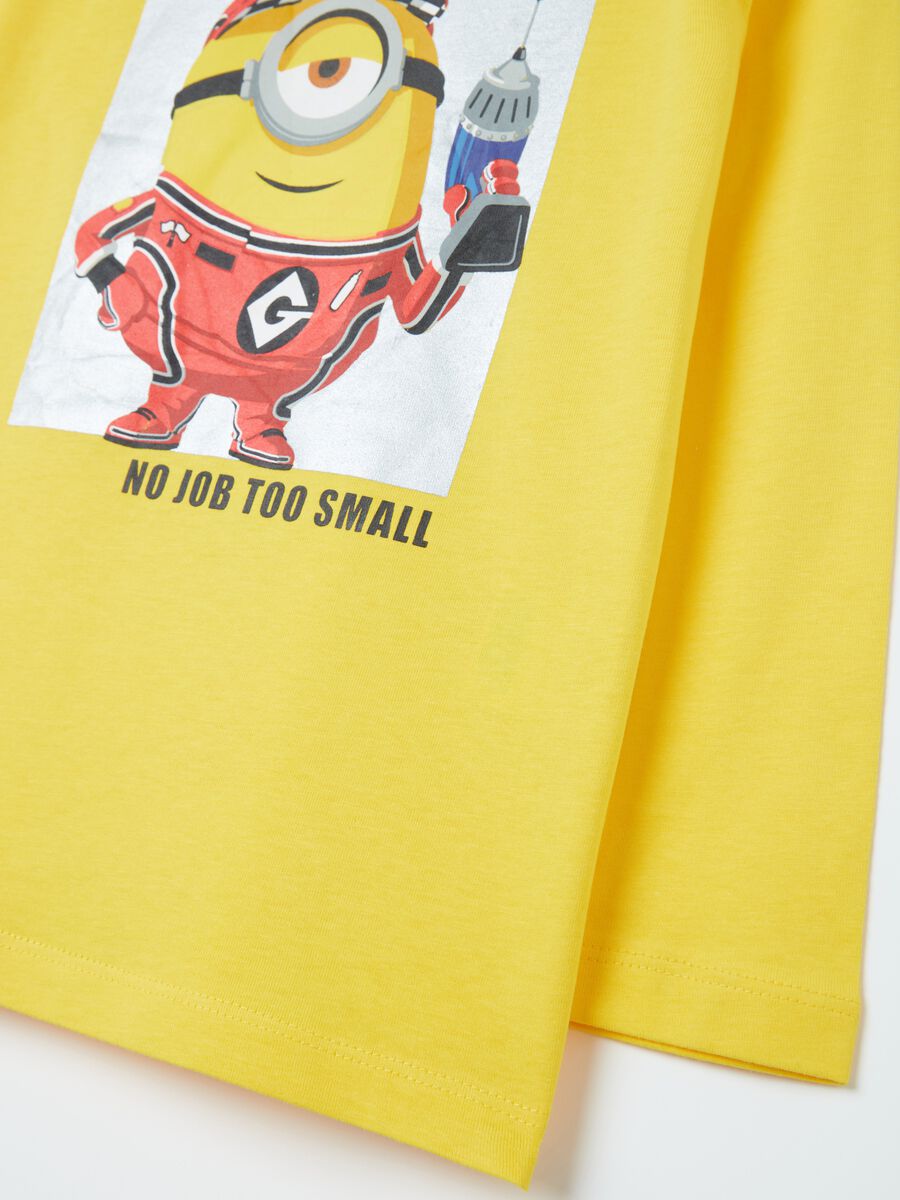 Long-sleeved T-shirt with Minions print_3