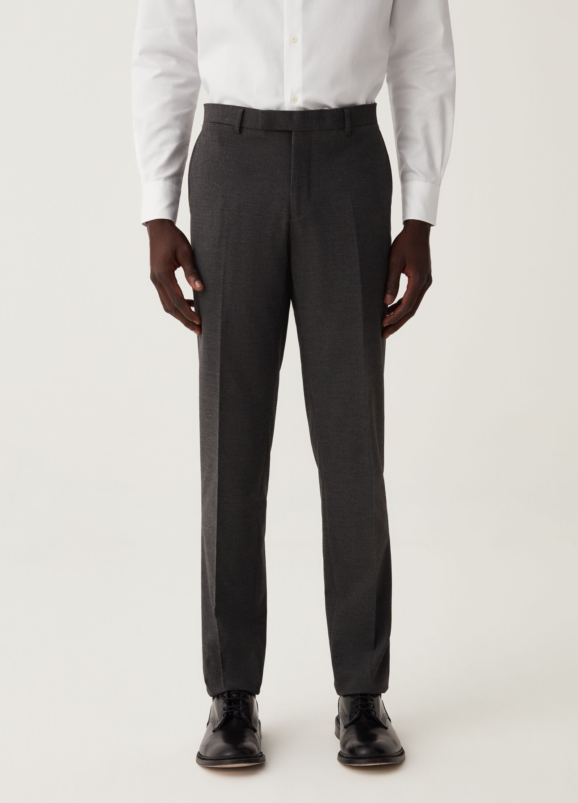 Brick men's elegant trousers DJP70 | Fashionformen.eu