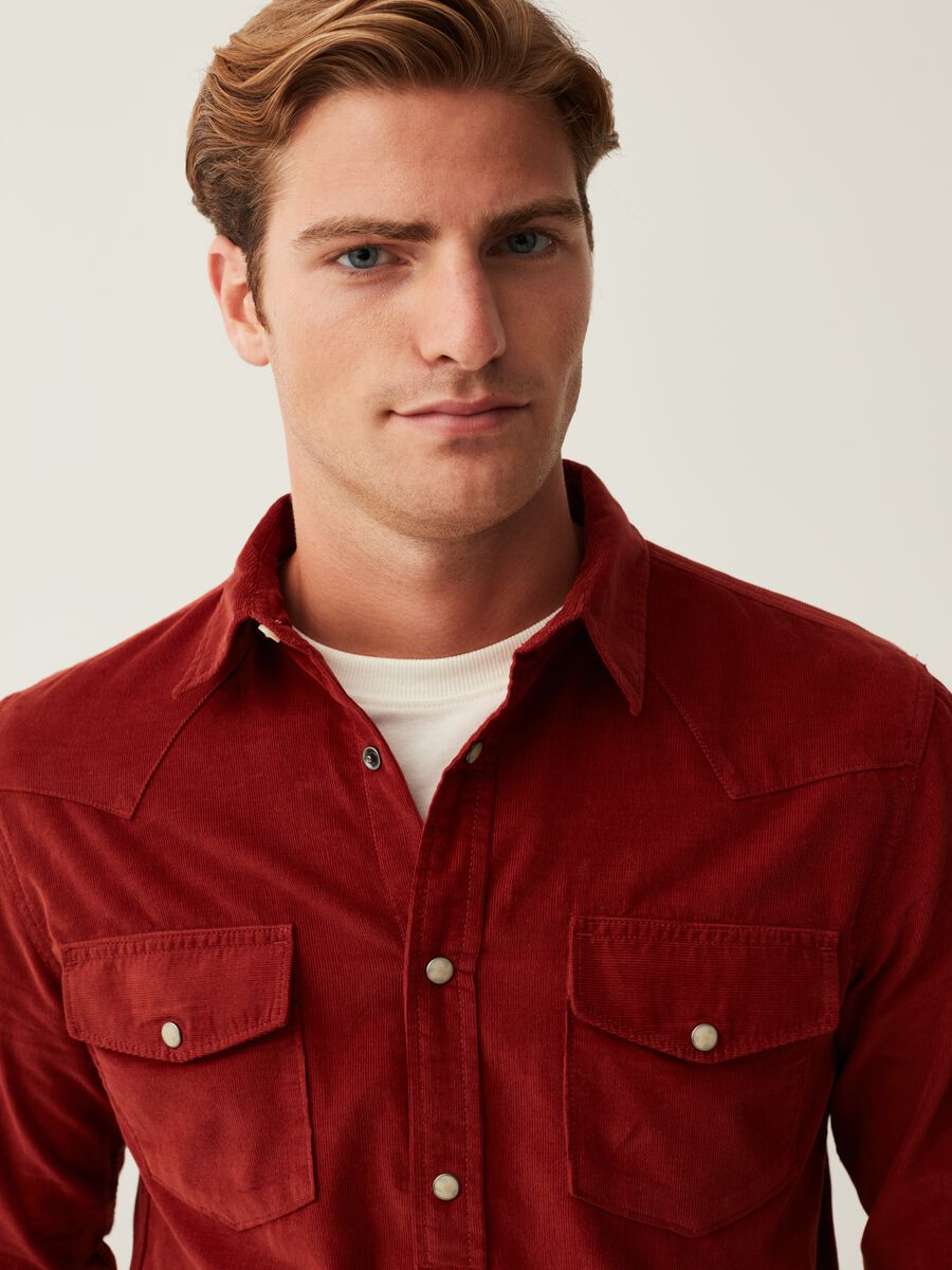 Western shacket in corduroy_3