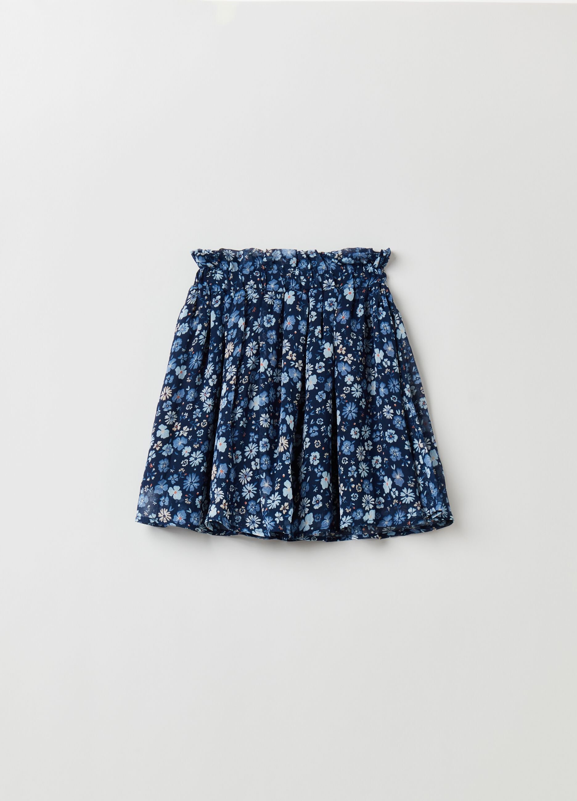 Floral pattern skirt