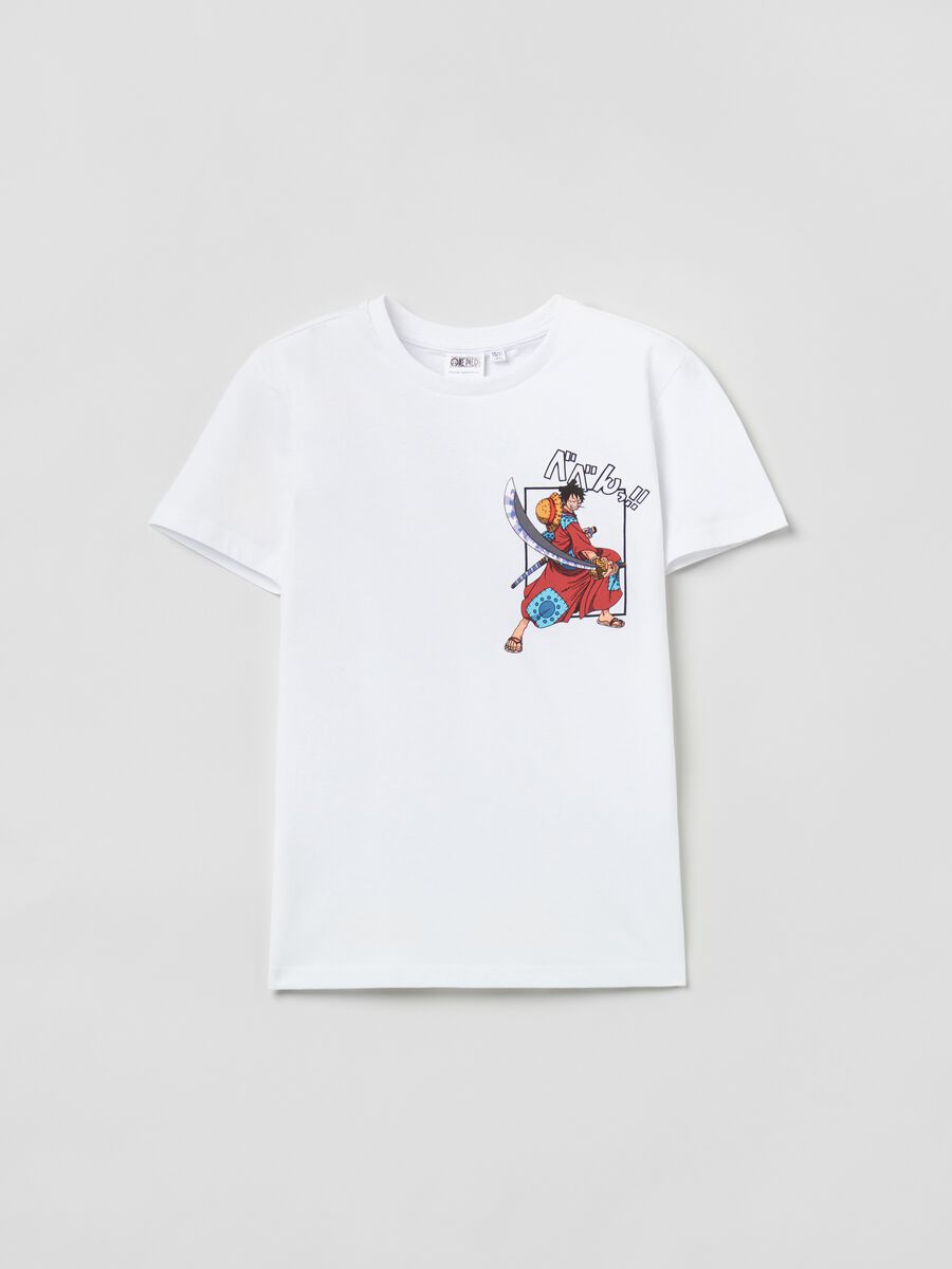 T-shirt con stampa One Piece_0