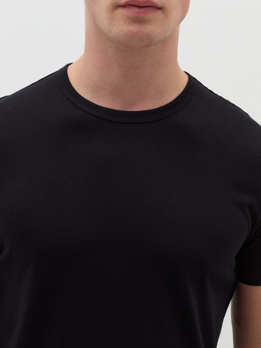 Two-pack undershirts with round neck in jersey_3