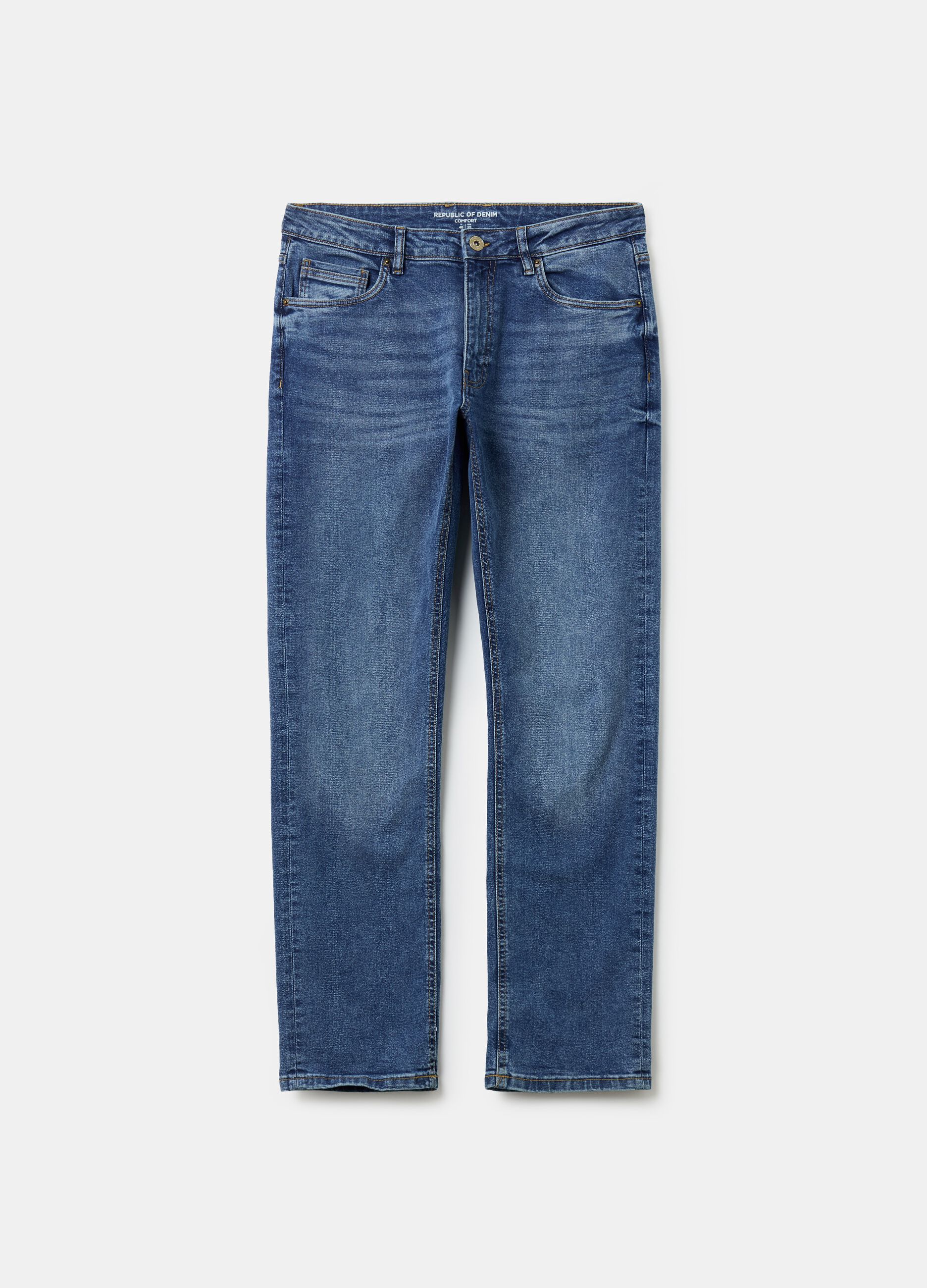 Comfort-fit stretch jeans