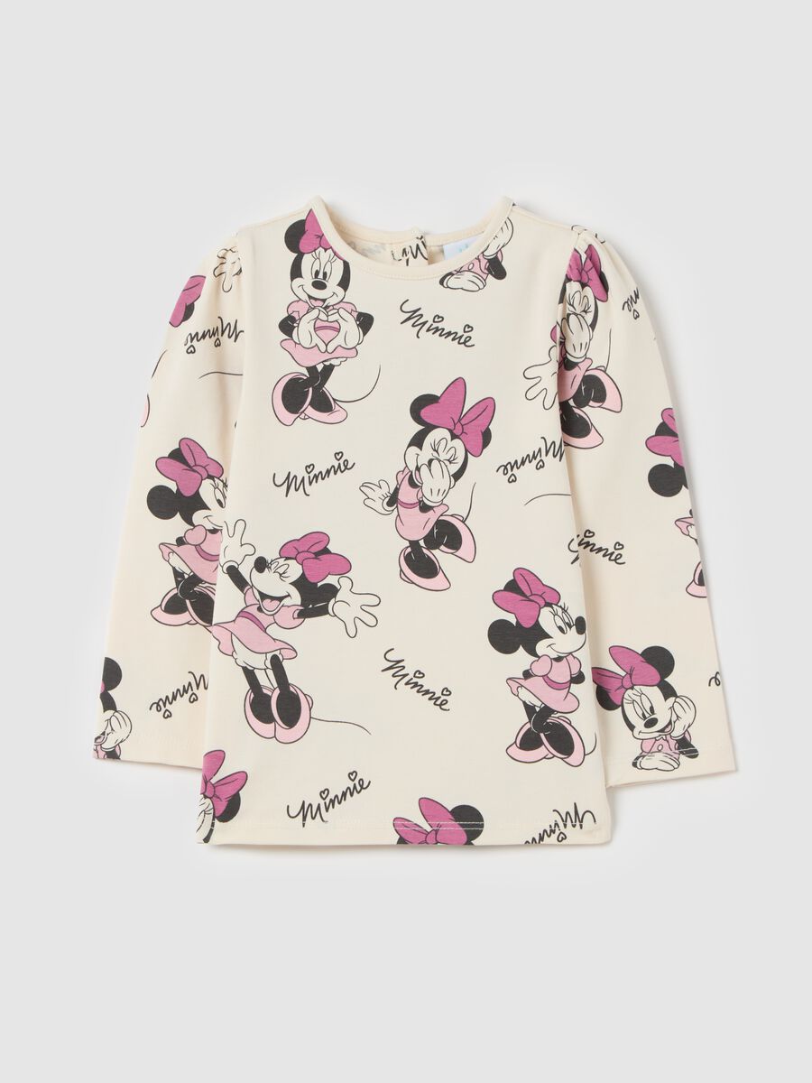 Organic cotton T-shirt with Minnie Mouse print_0