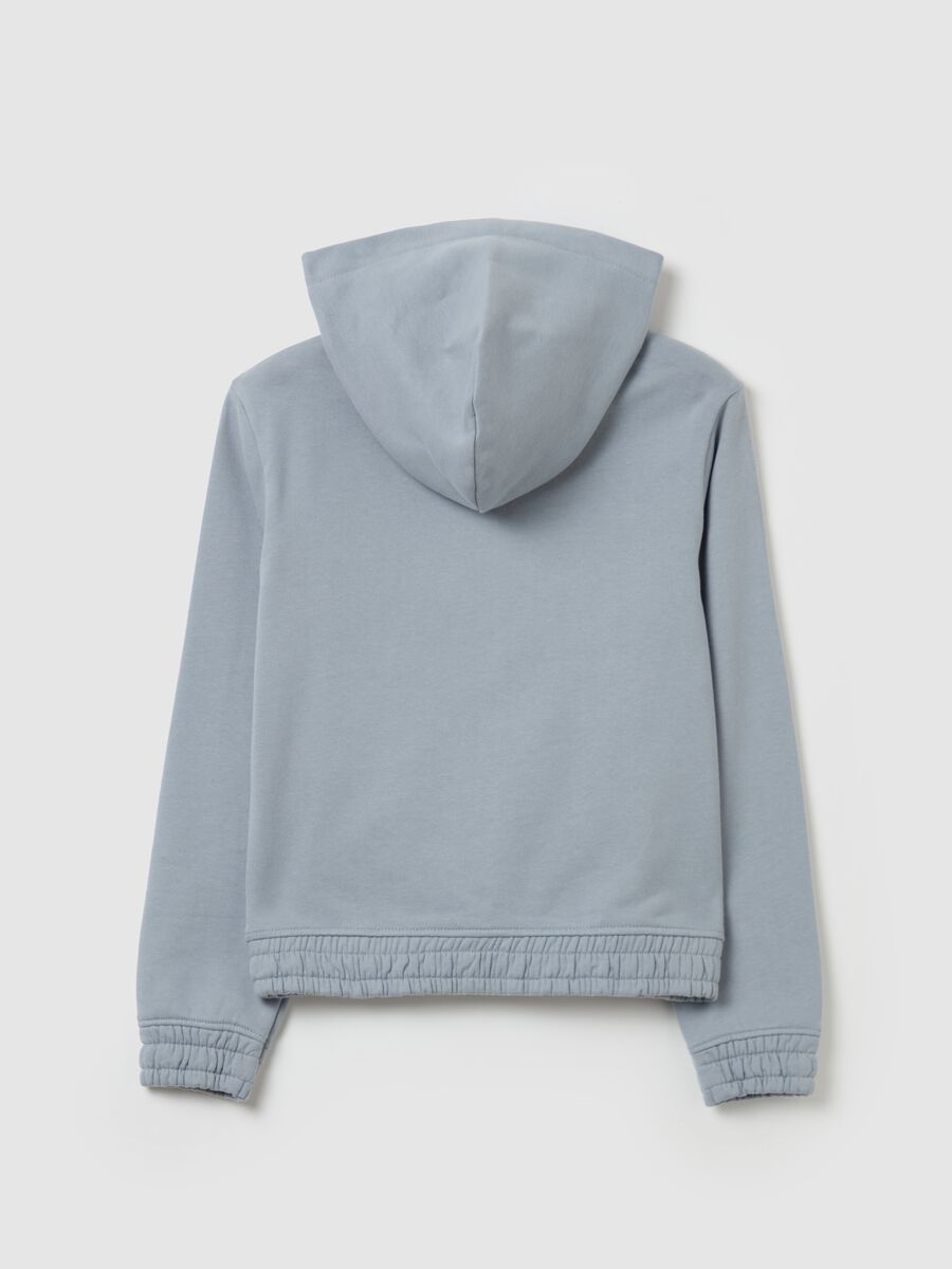 Essential organic cotton full-zip sweatshirt with hood_1