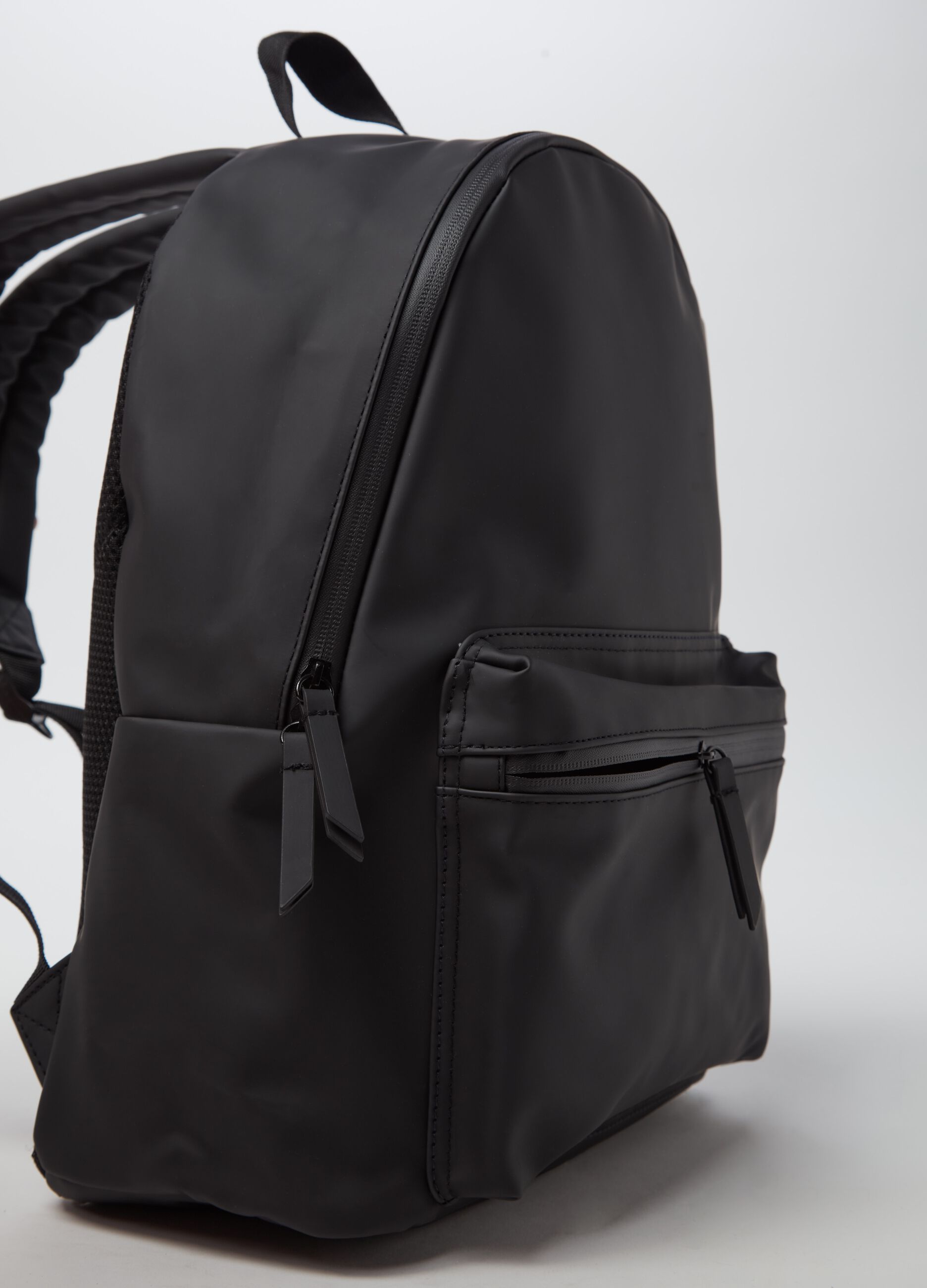 Solid colour waterproof backpack