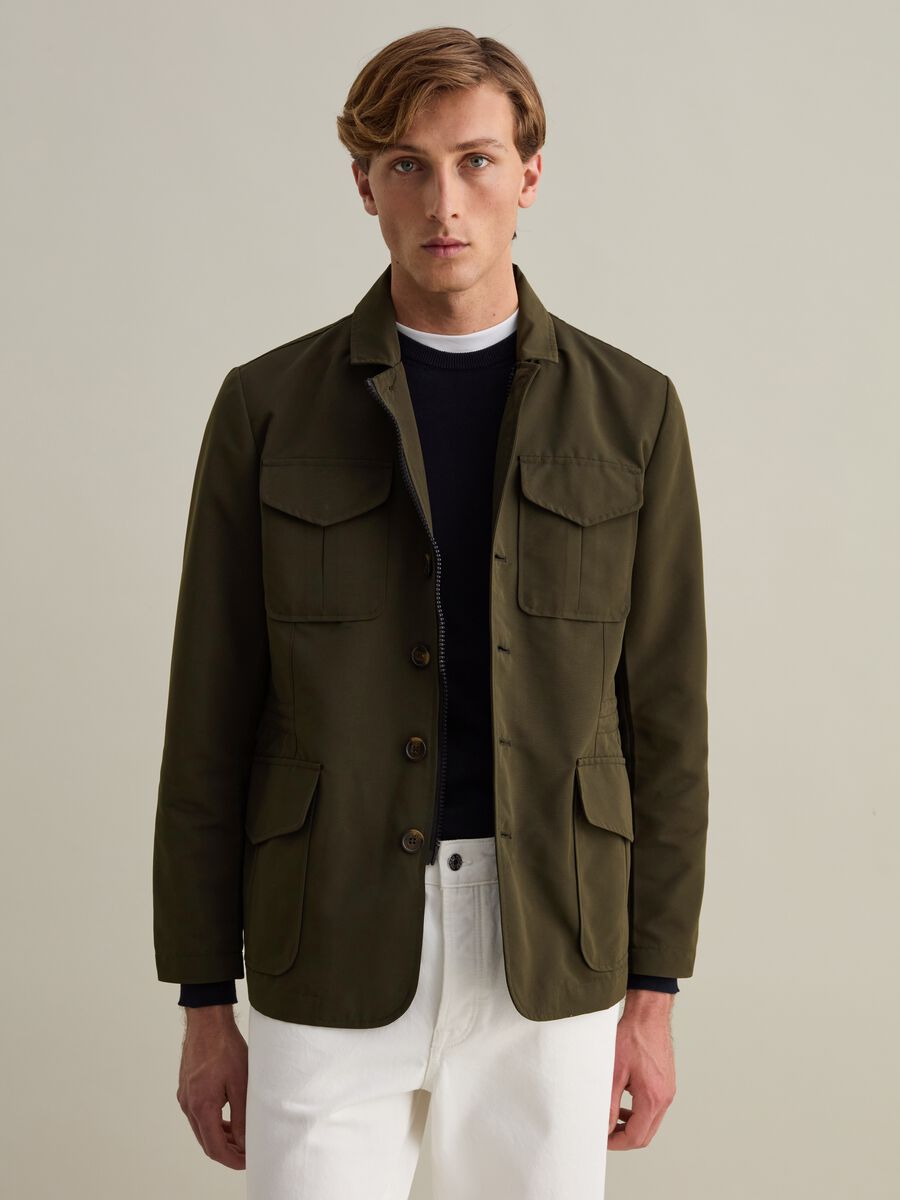 Safari jacket with collar_3