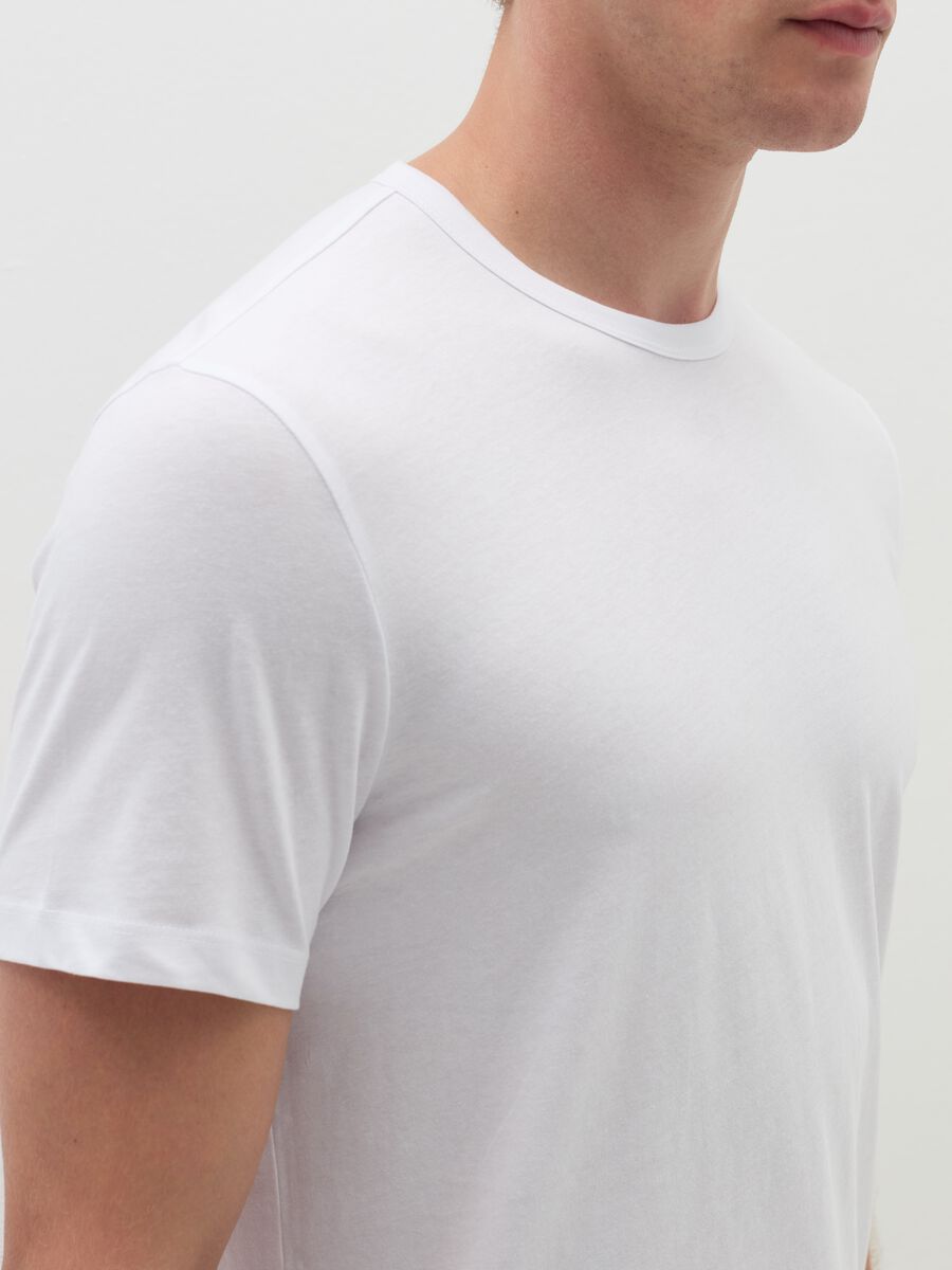 Two-pack undershirts with round neck in jersey_3