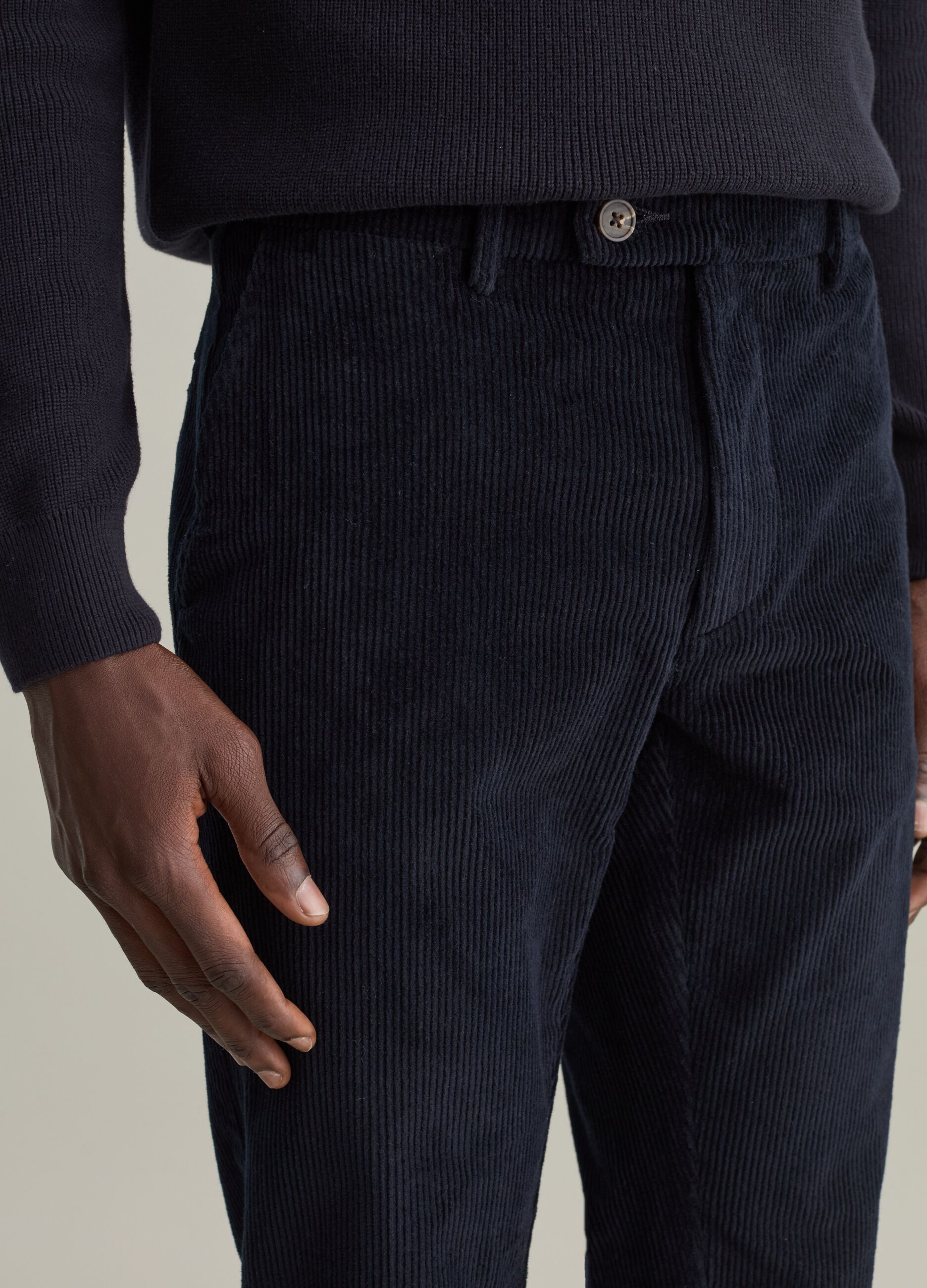 Pantaloni in corduroy stretch Contemporary