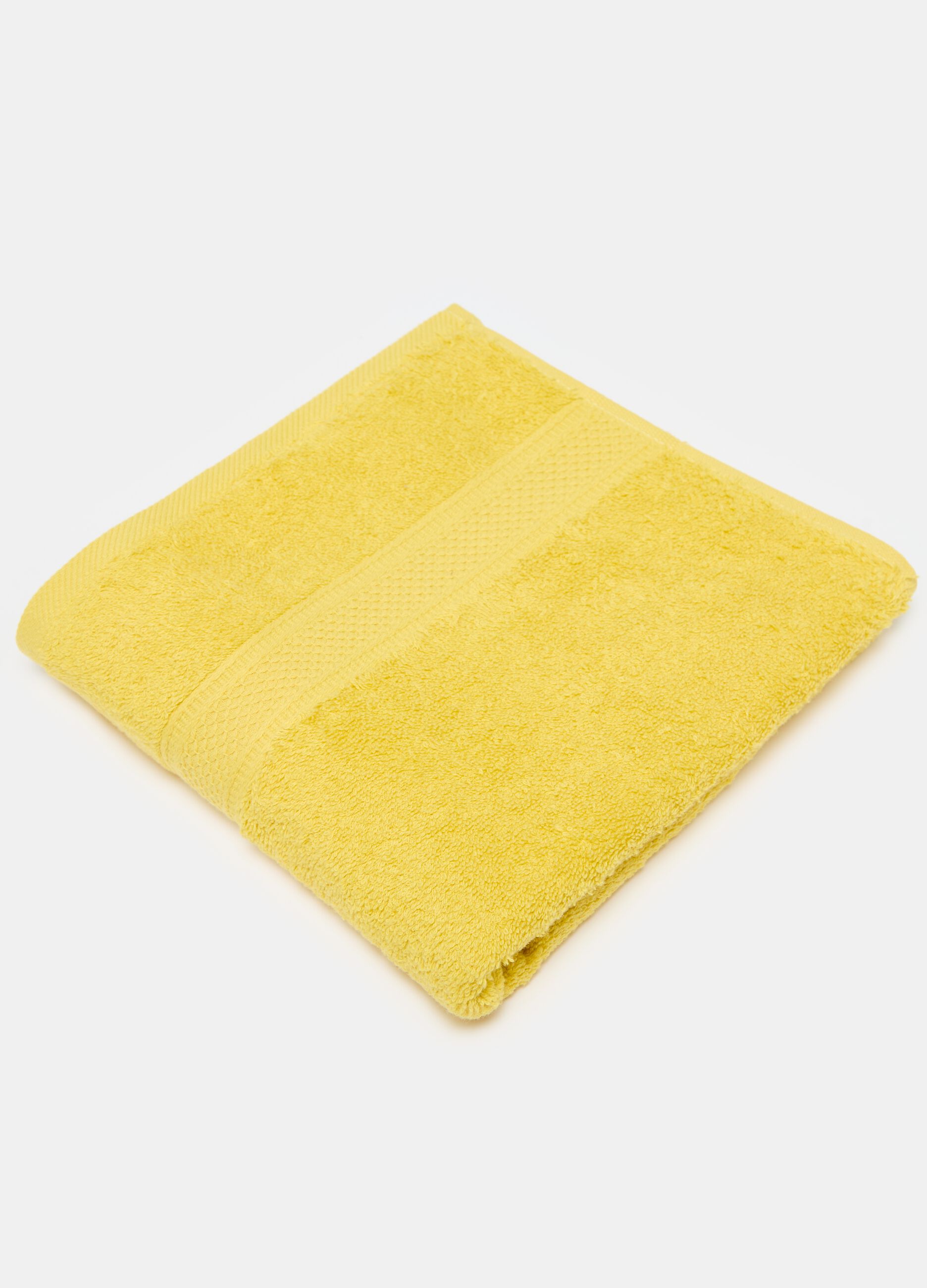 Solid colour face towel