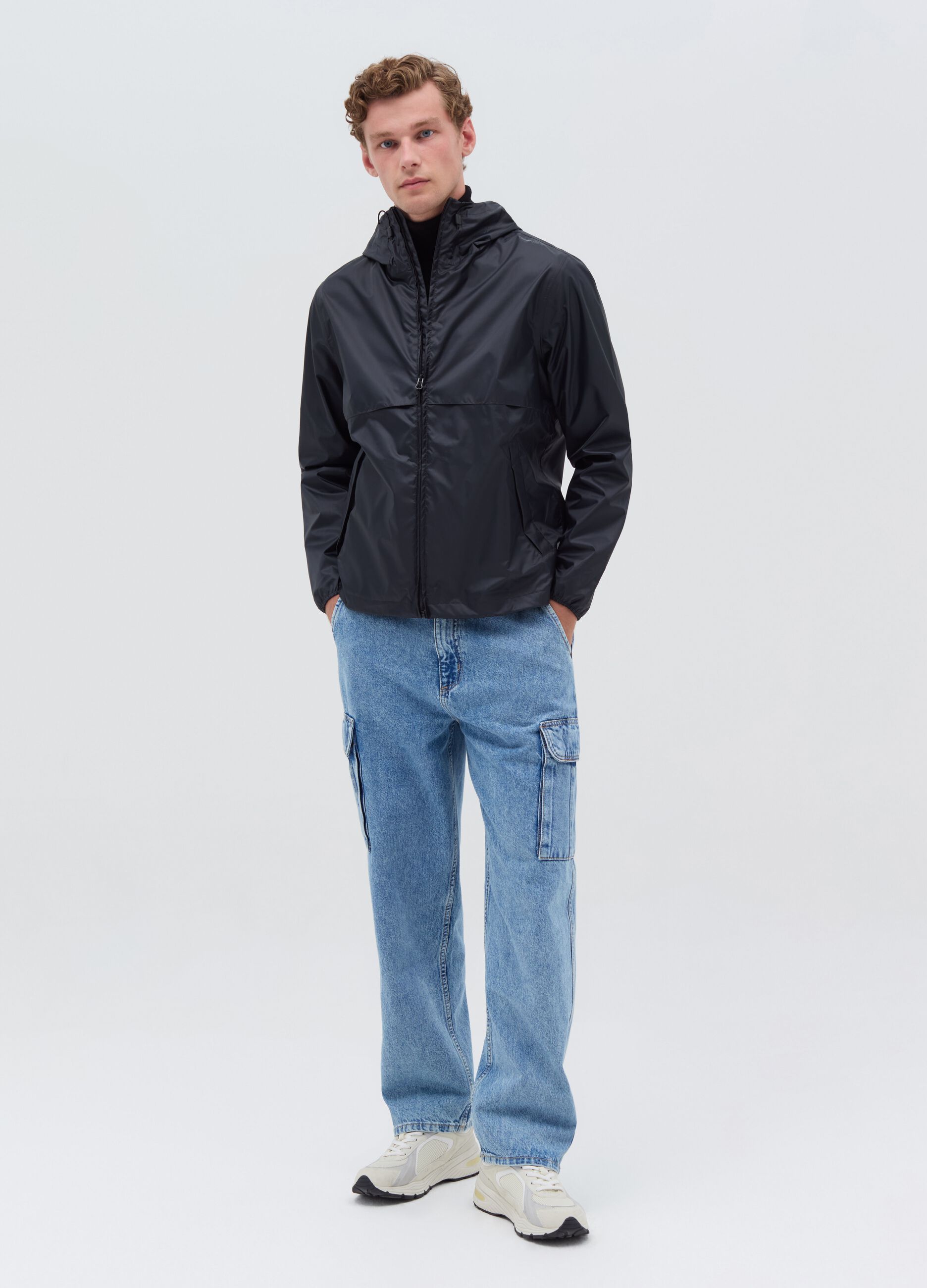 Essential waterproof full-zip jacket