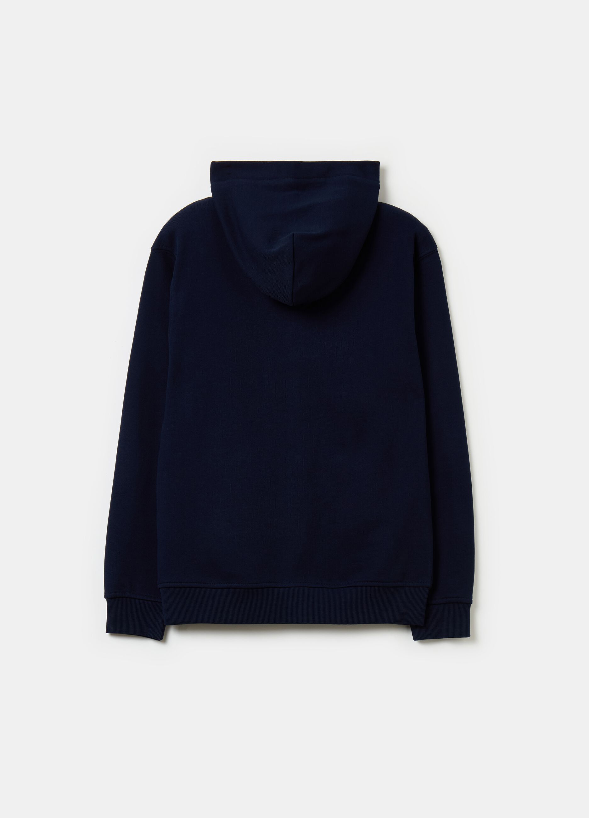 Essential full-zip sweatshirt with hood