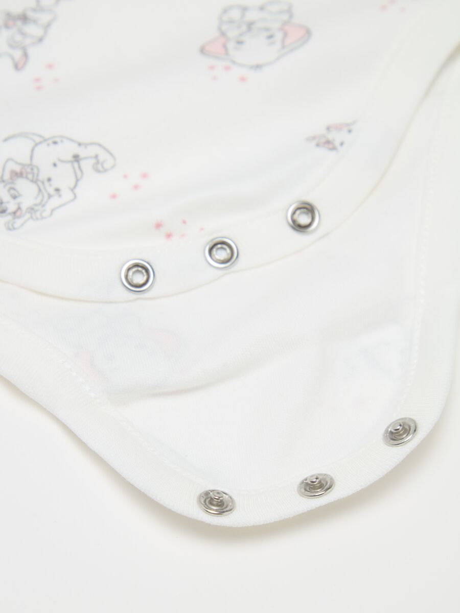 Two-pack bodysuits in organic cotton with Dumbo print_3